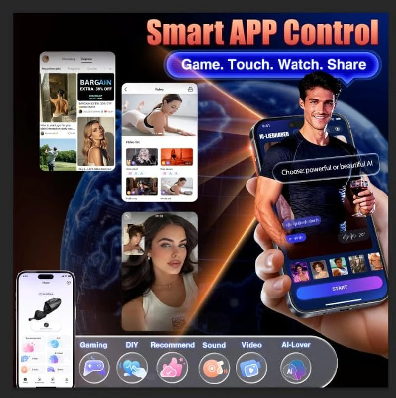 VeltrixSync Multi-Stimulation AI App Male Stroker - Image 4