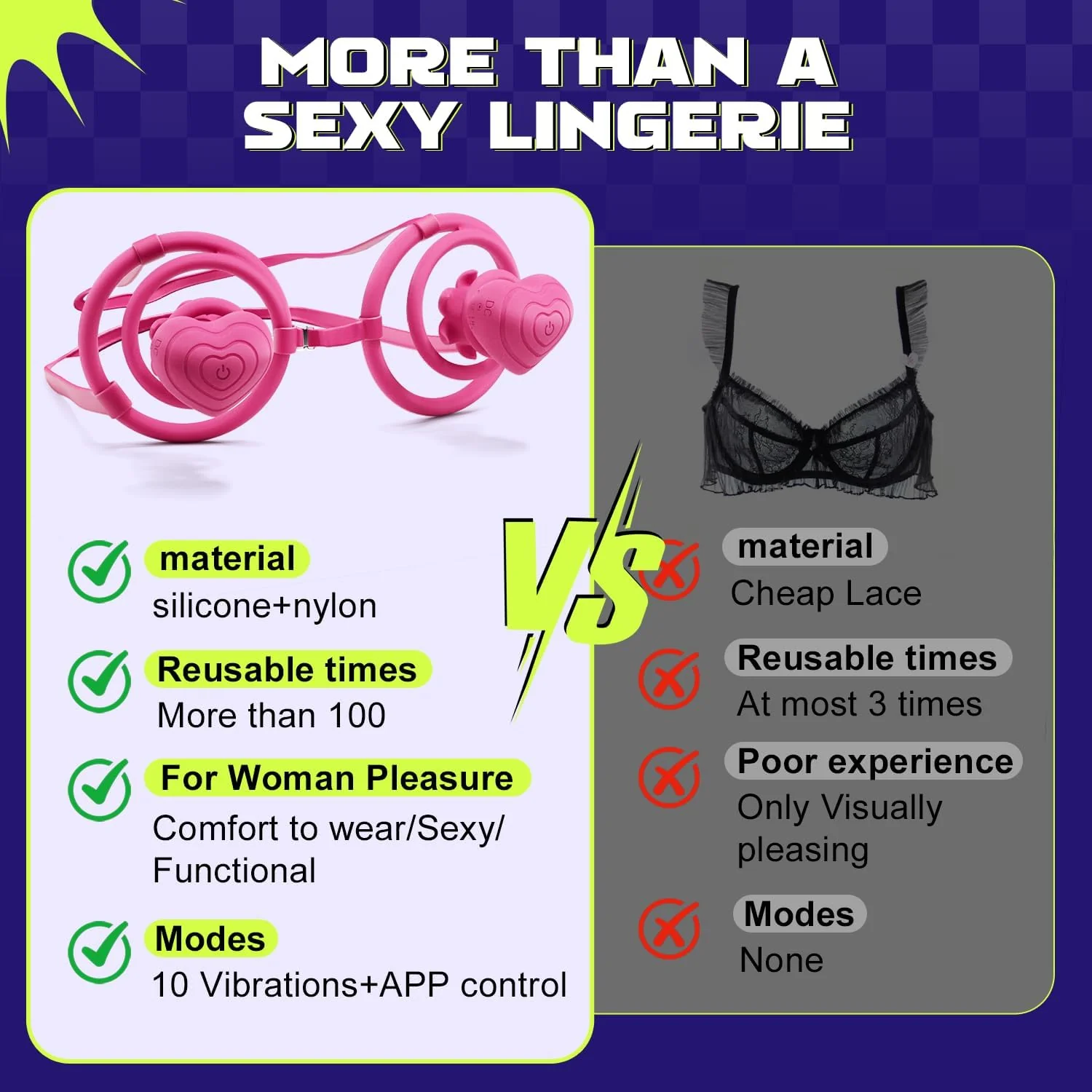 VelvetBikini Hands-Free Nipple Bra Vibrator - Image 5