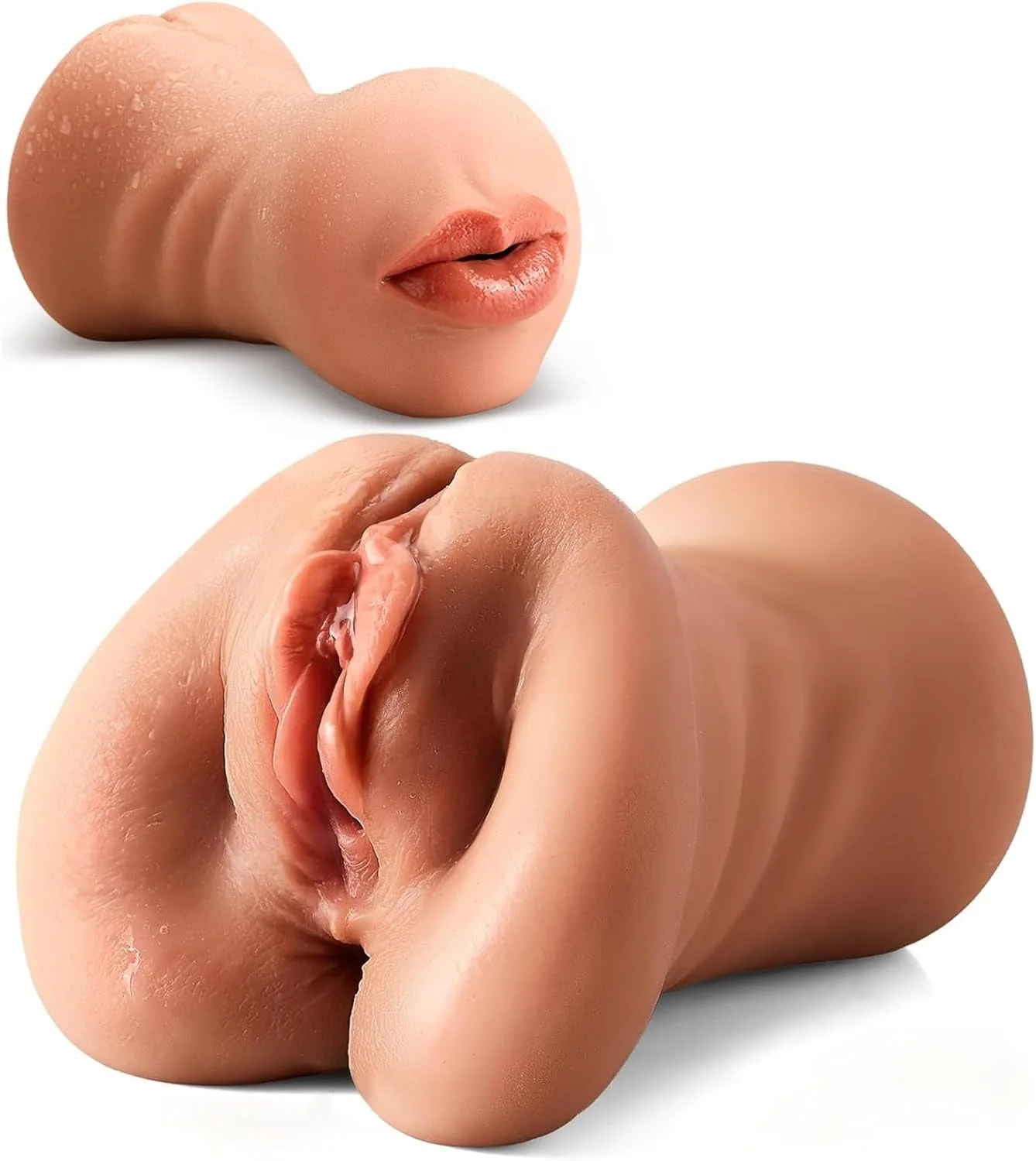 VelvetBite 3-in-1 Deep Throat Pocket Pussy Stroker - Image 2