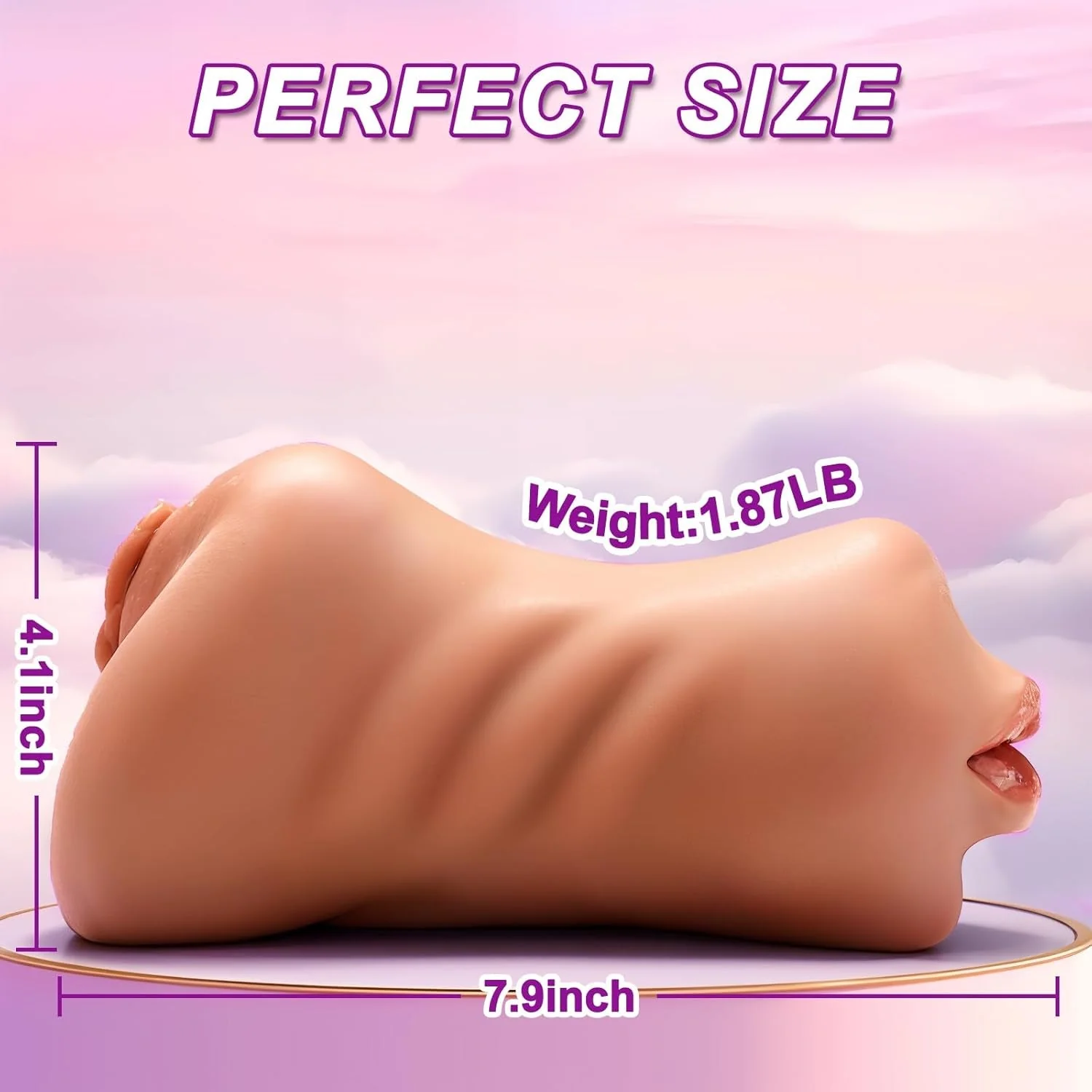 VelvetBite 3-in-1 Deep Throat Pocket Pussy Stroker - Image 4