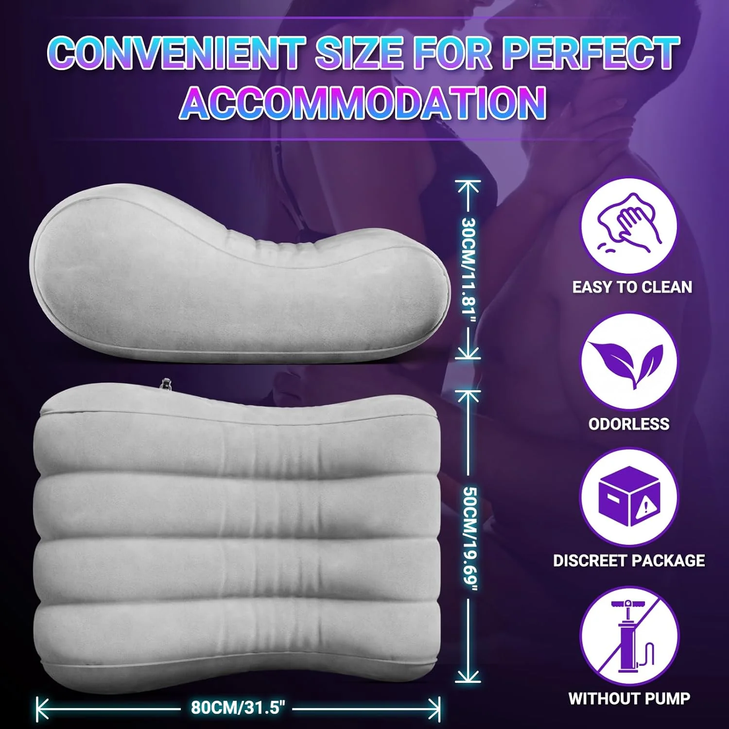 VelvetCrave Inflatable Sex Positions Lounge Throne - Image 8
