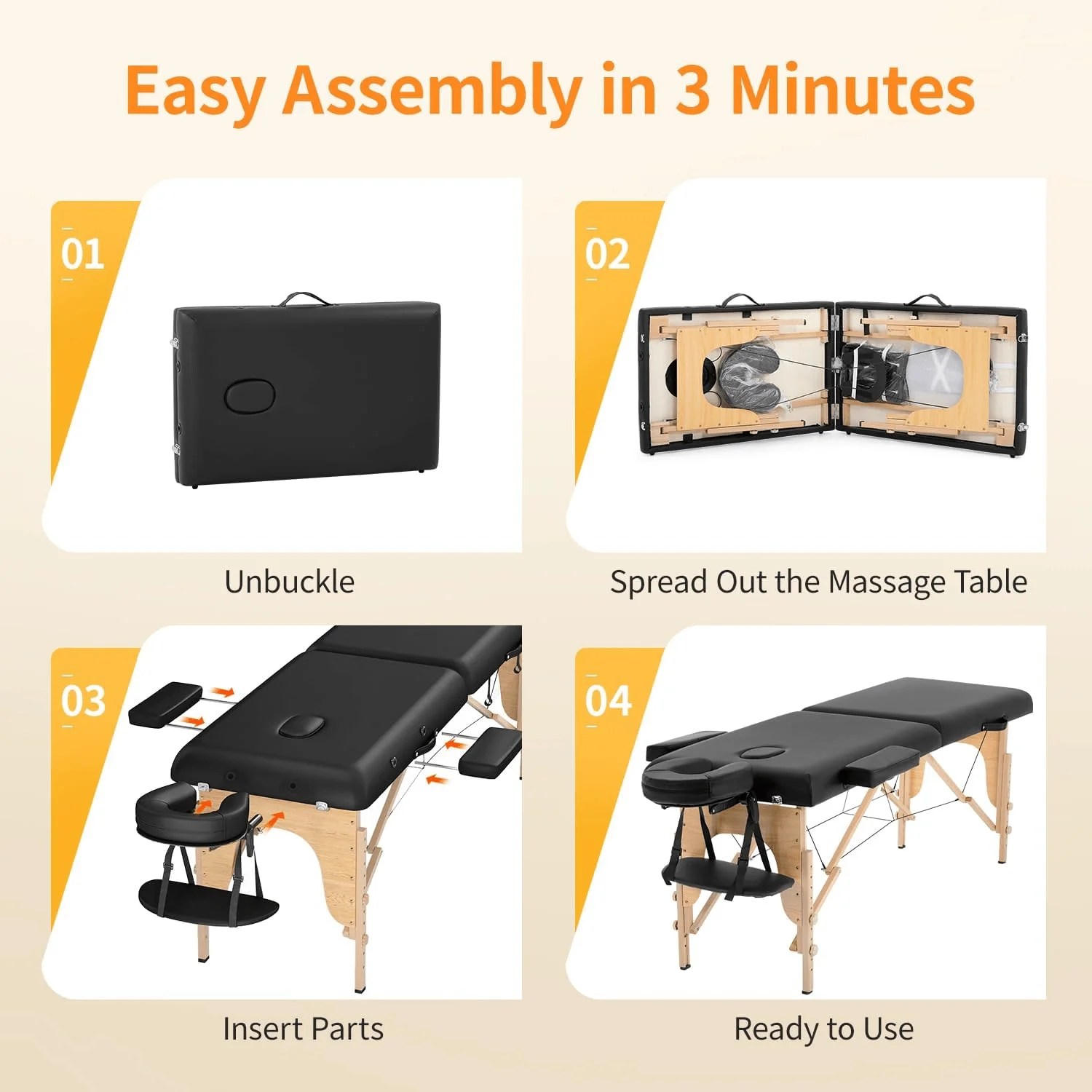 VelvetFold Portable Sensual Massage Sex Table - Image 3