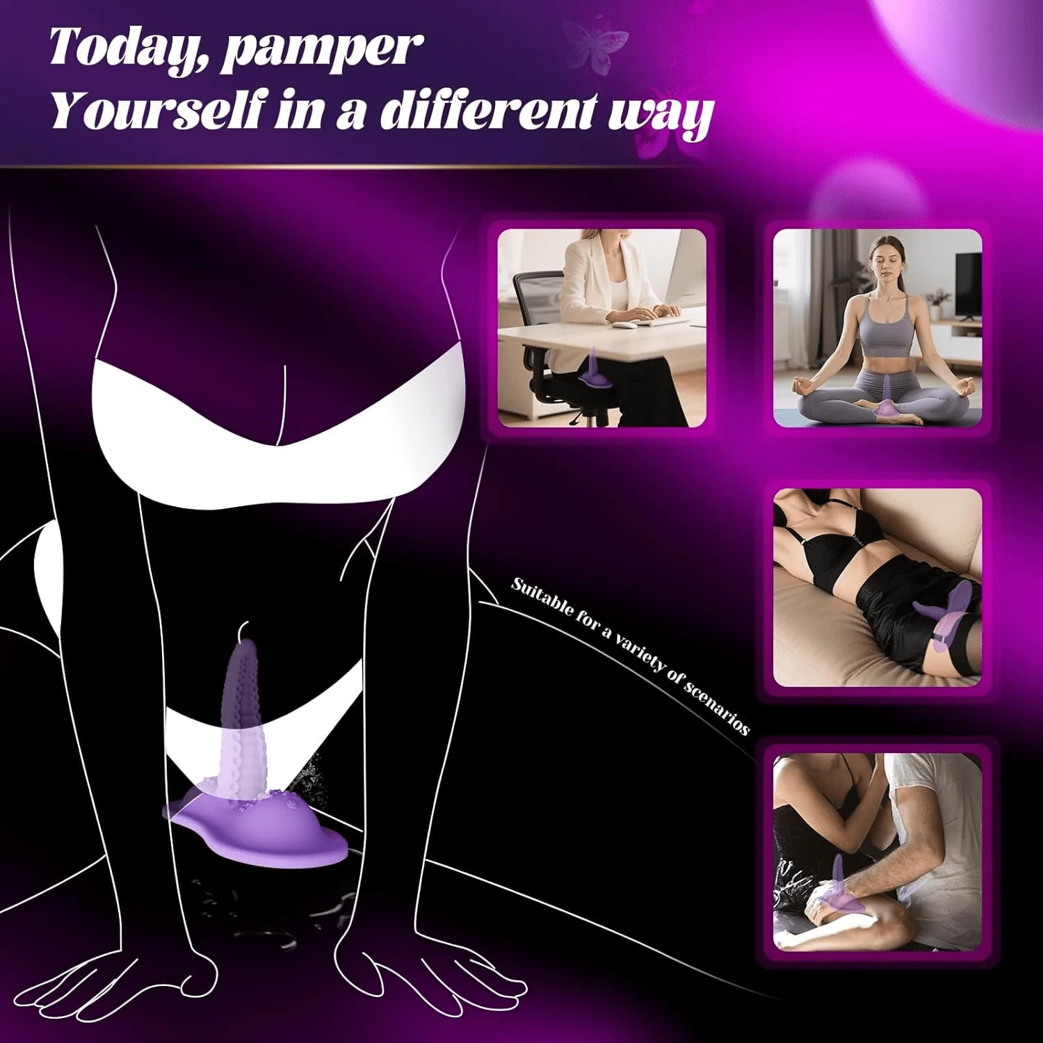 VelvetHydra Riding Dildo Vibrator - Image 6