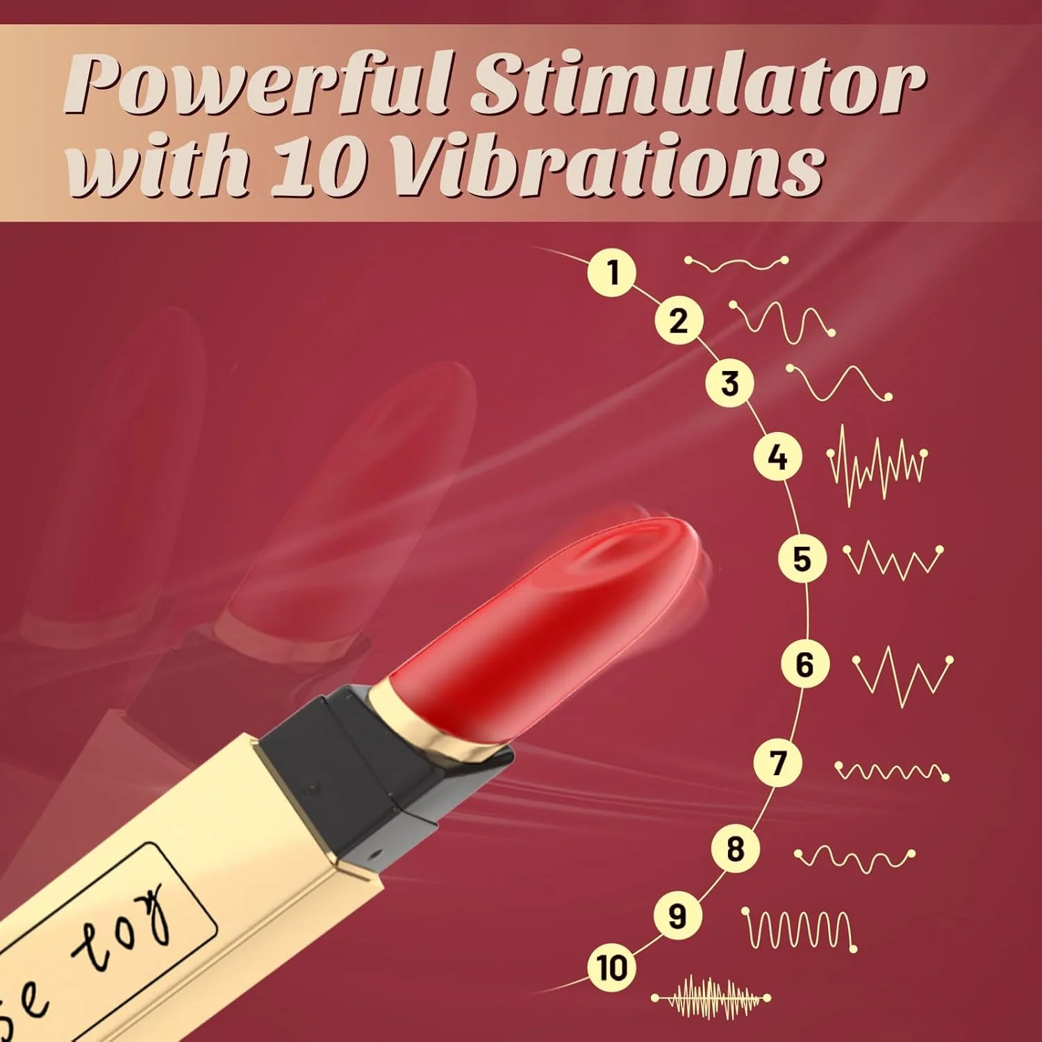 VelvetKiss 3-in-1 Lipstick Bullet Vibrator - Image 4