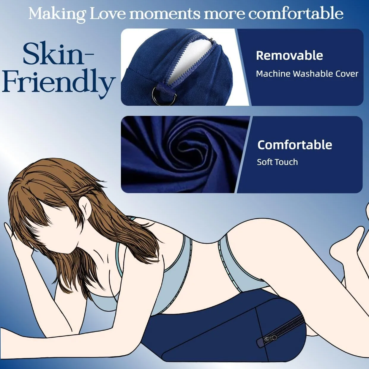 VelvetLift Sex Positions Pillow with Cuffs - Image 4