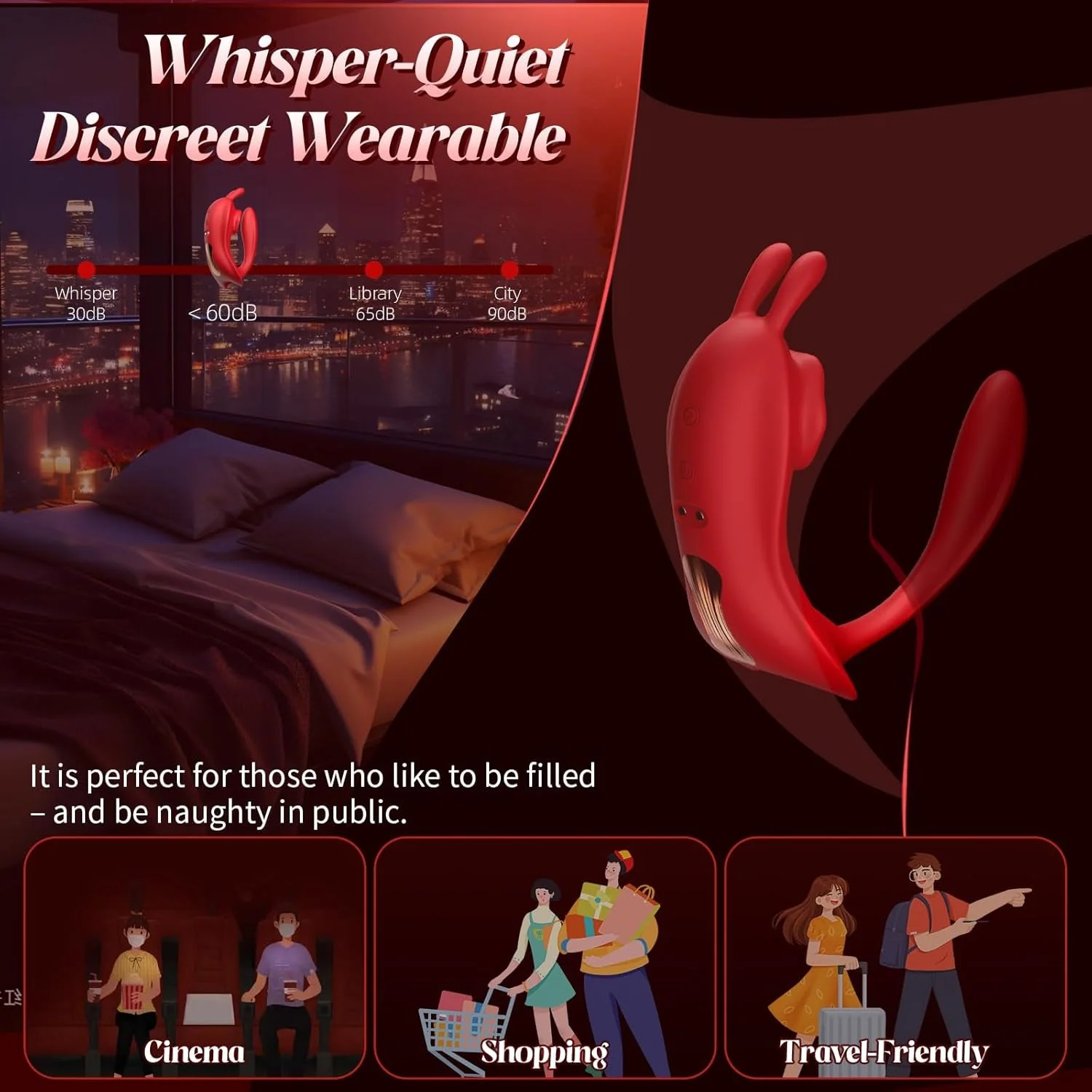 VelvetLink Wearable Couples Panty Vibrator with Suction - Image 4