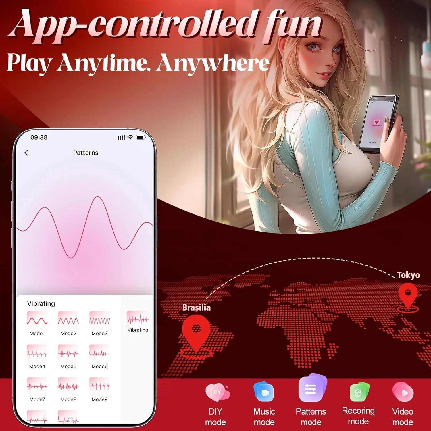 VelvetLink Wearable Couples Panty Vibrator with Suction - Image 6