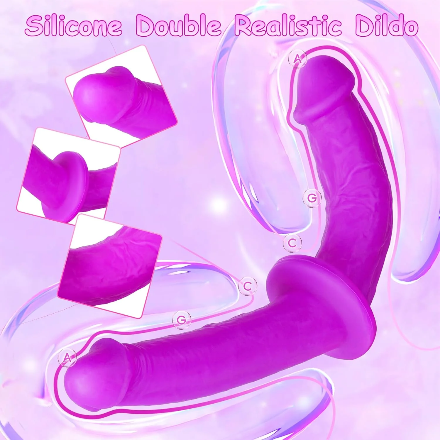 VelvetStrap Dual Dildo Harness Set - Image 3