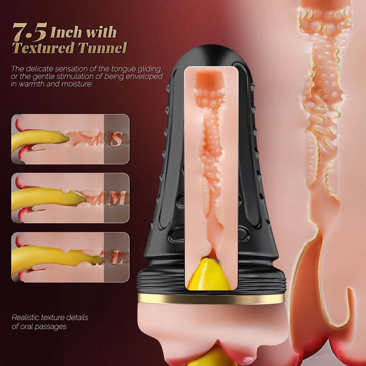VelvetThroat Deep Throat Oral Male Stroker Fleshlight - Image 3
