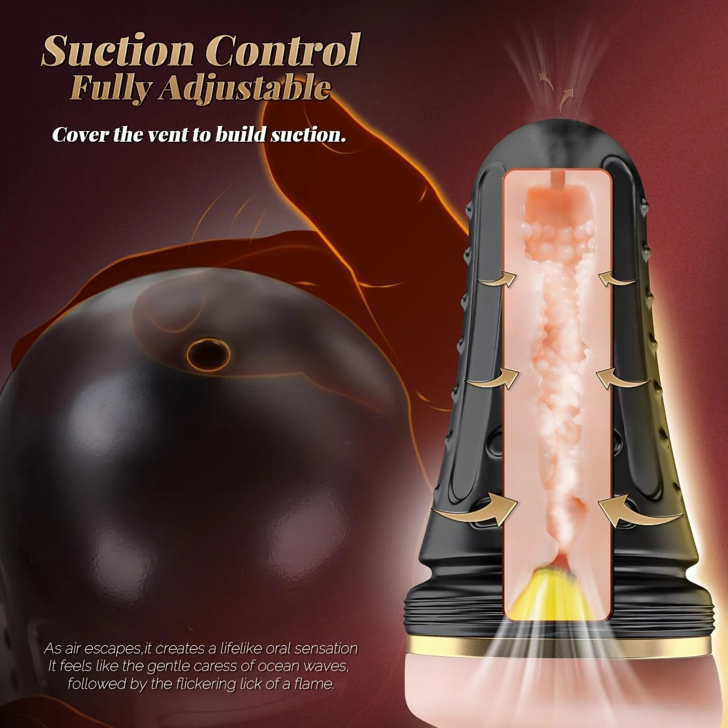 VelvetThroat Deep Throat Oral Male Stroker Fleshlight - Image 4
