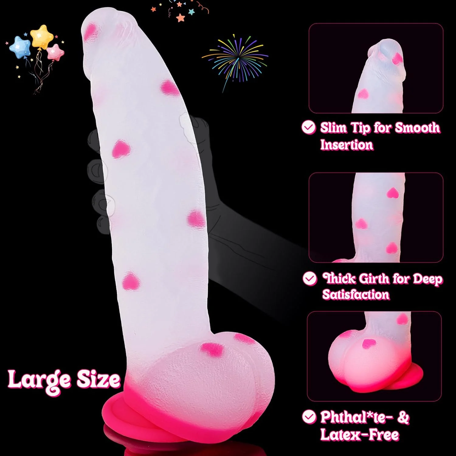 VelvetTitan 12" Liquid Silicone Dildo - Image 3