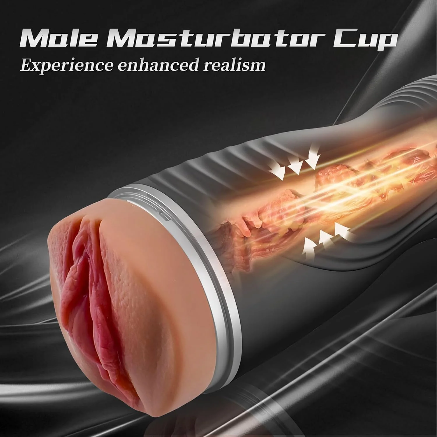 VelvetVault Realistic Pocket Pussy Stroker Fleshlight - Image 2
