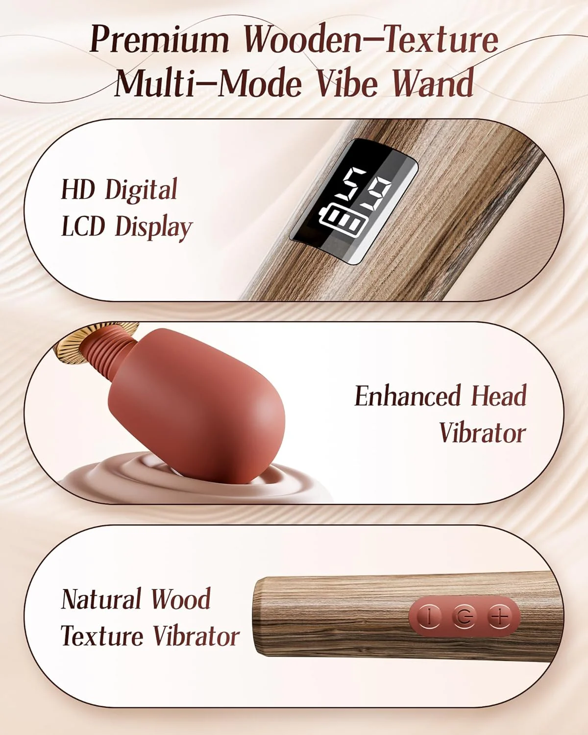 VelvetWave 9-Mode Luxury Wand Vibrator - Image 5