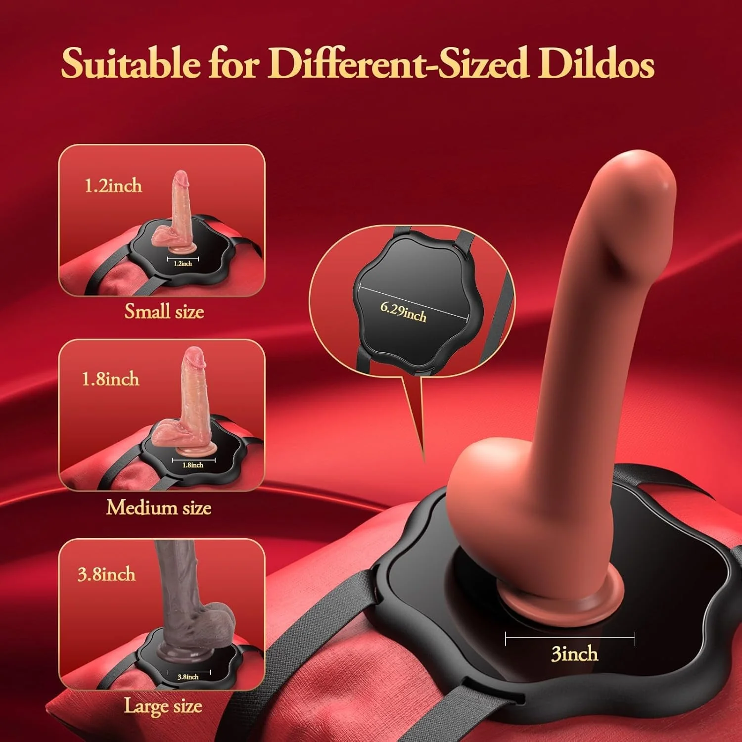 VersaLuxe Adjustable Suction Cup Dildo Mount - Image 4