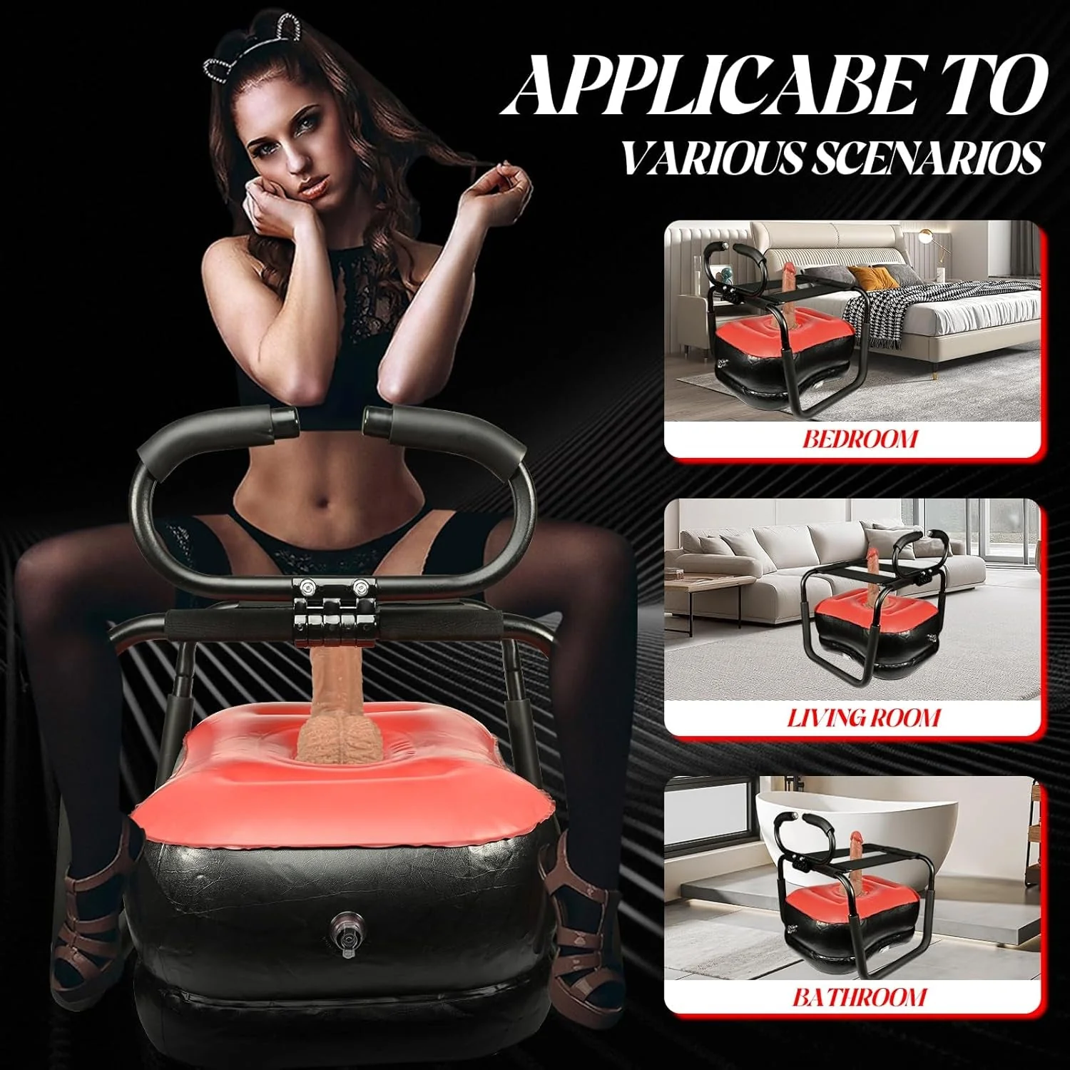 VeyraMount Sex Chair Kit with Dildo Mount - Image 5
