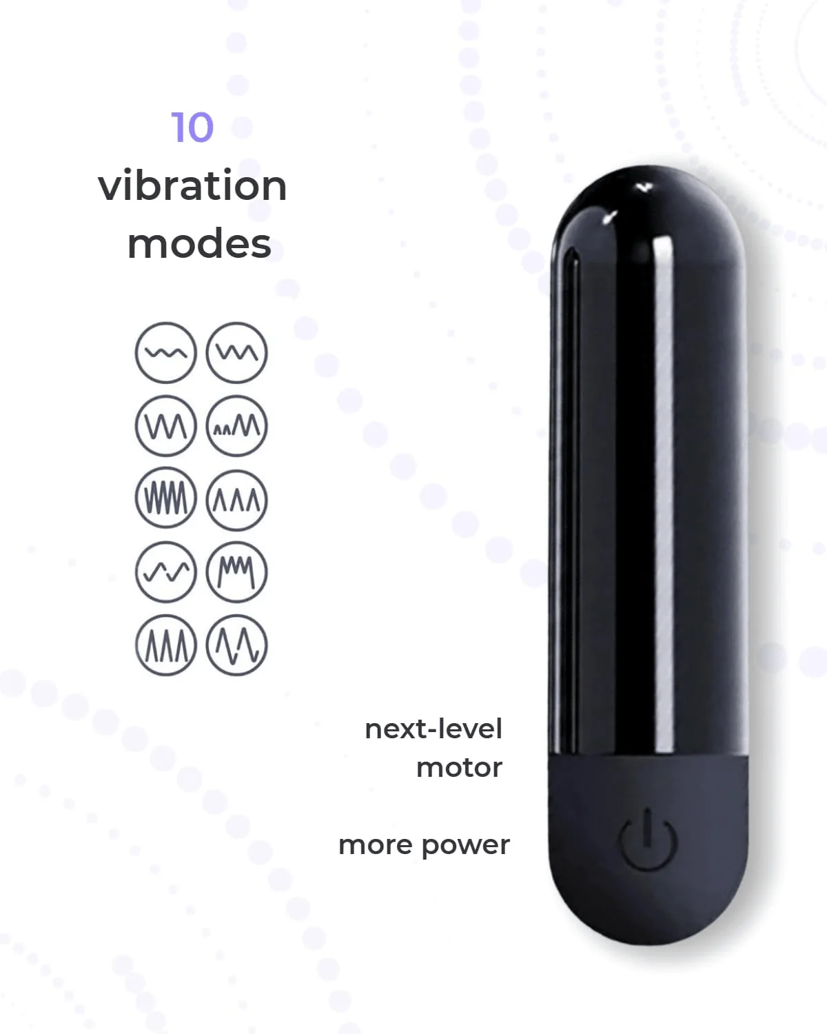 VibeEase Mini Bullet Vibrator for Clit & Nipple Stimulation - Image 2