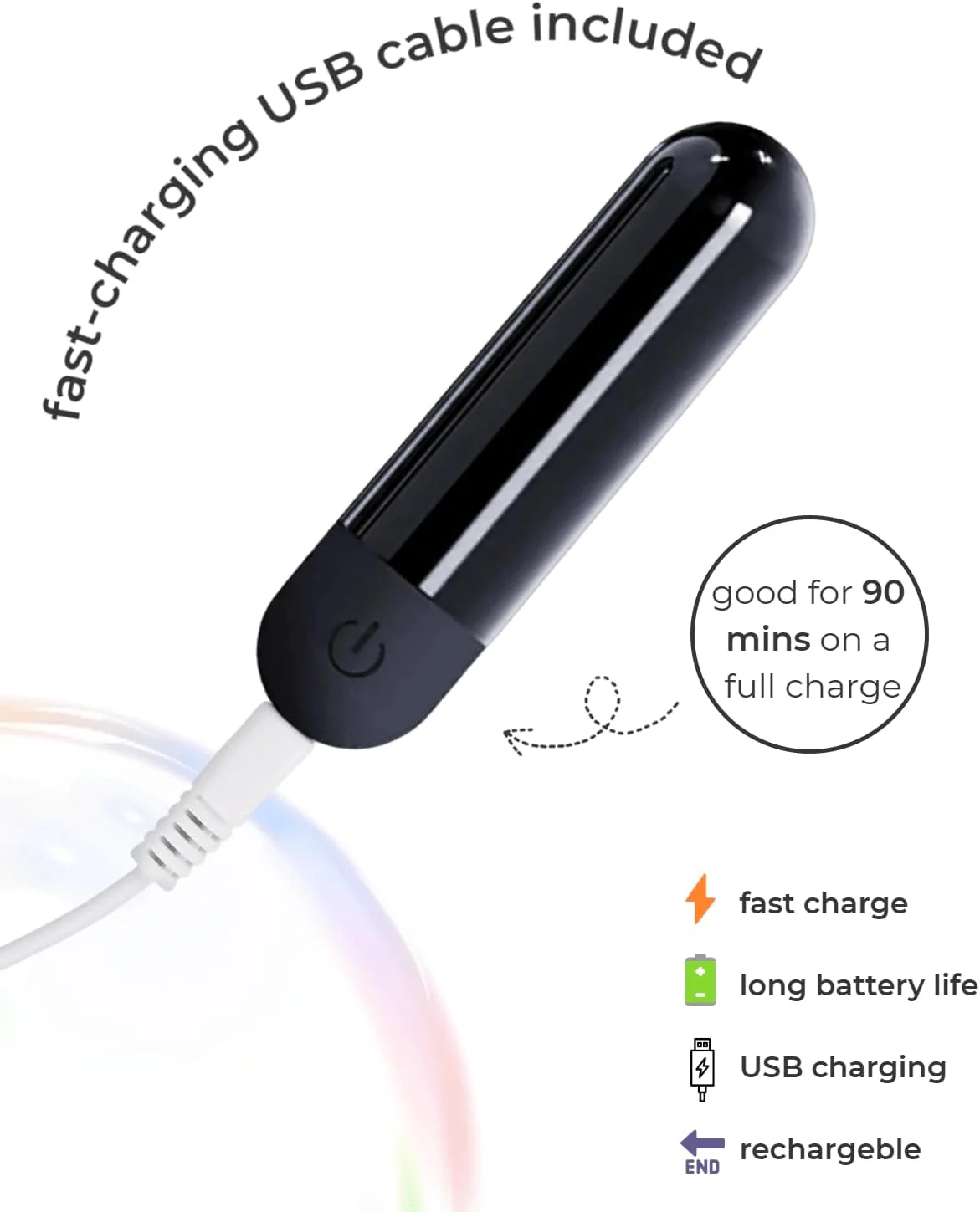 VibeEase Mini Bullet Vibrator for Clit & Nipple Stimulation - Image 3