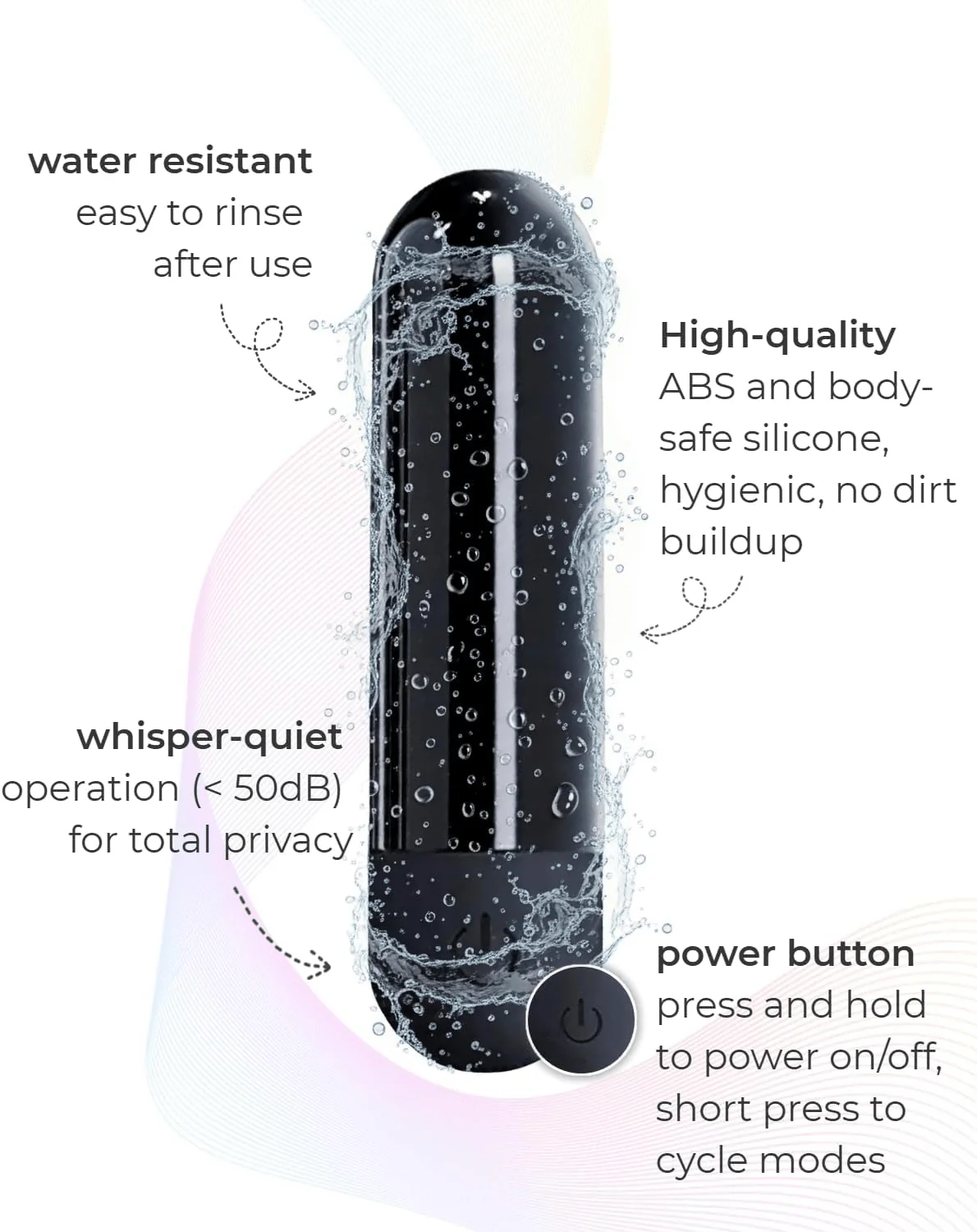 VibeEase Mini Bullet Vibrator for Clit & Nipple Stimulation - Image 5
