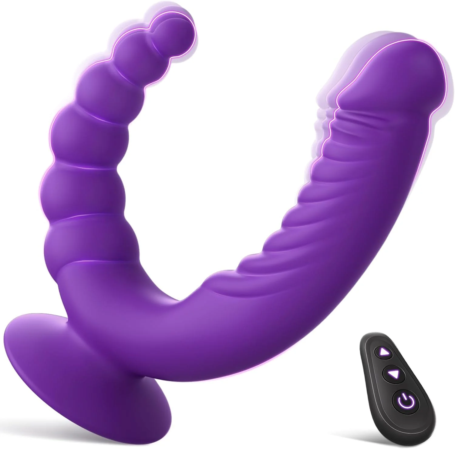 VibeFlex Double-Ended Vibrating Dildo - Image 7