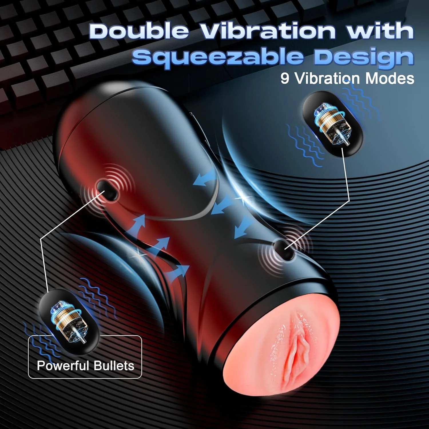 VibeLock App-Controlled Fleshlight Vibrator - Image 4