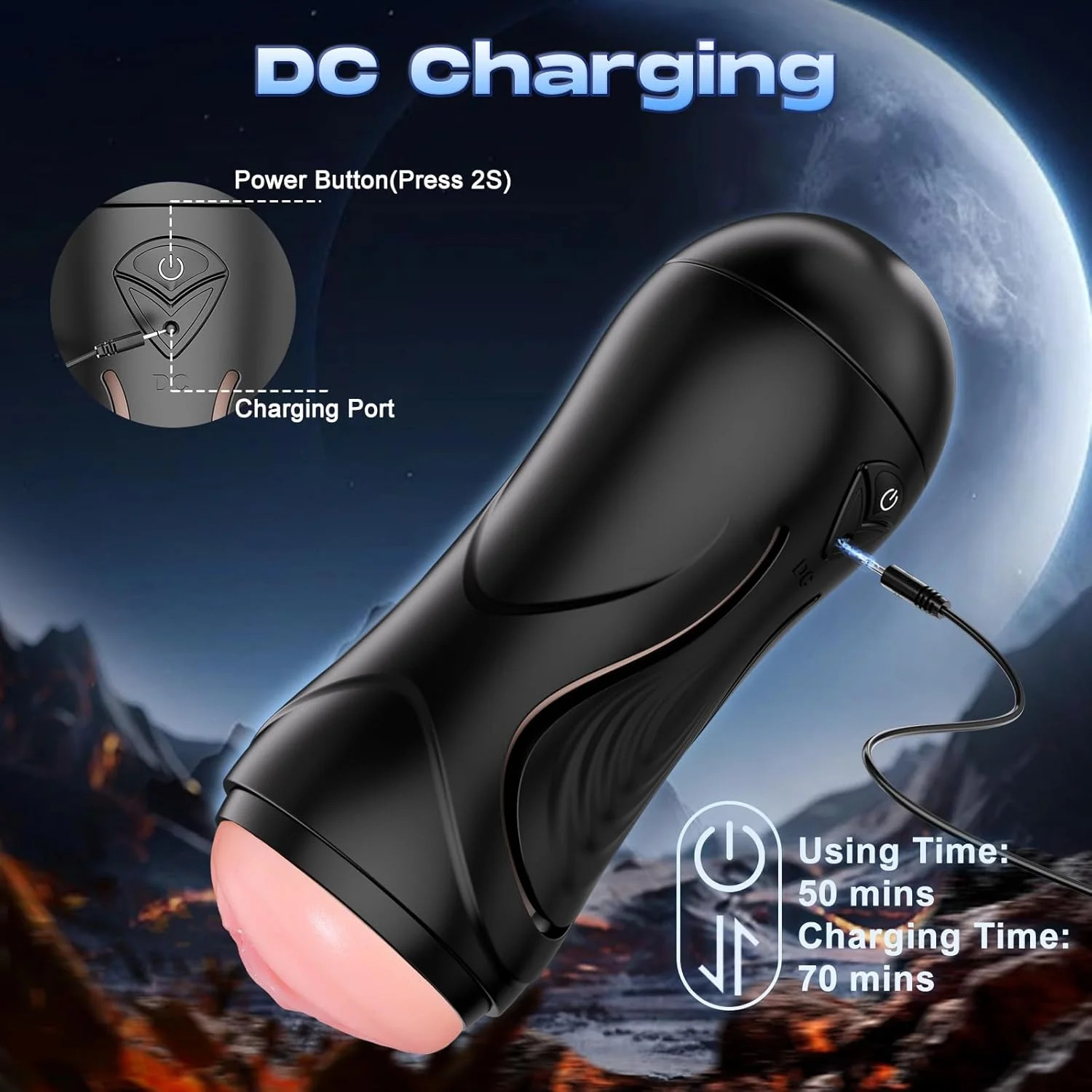 VibeLock App-Controlled Fleshlight Vibrator - Image 8