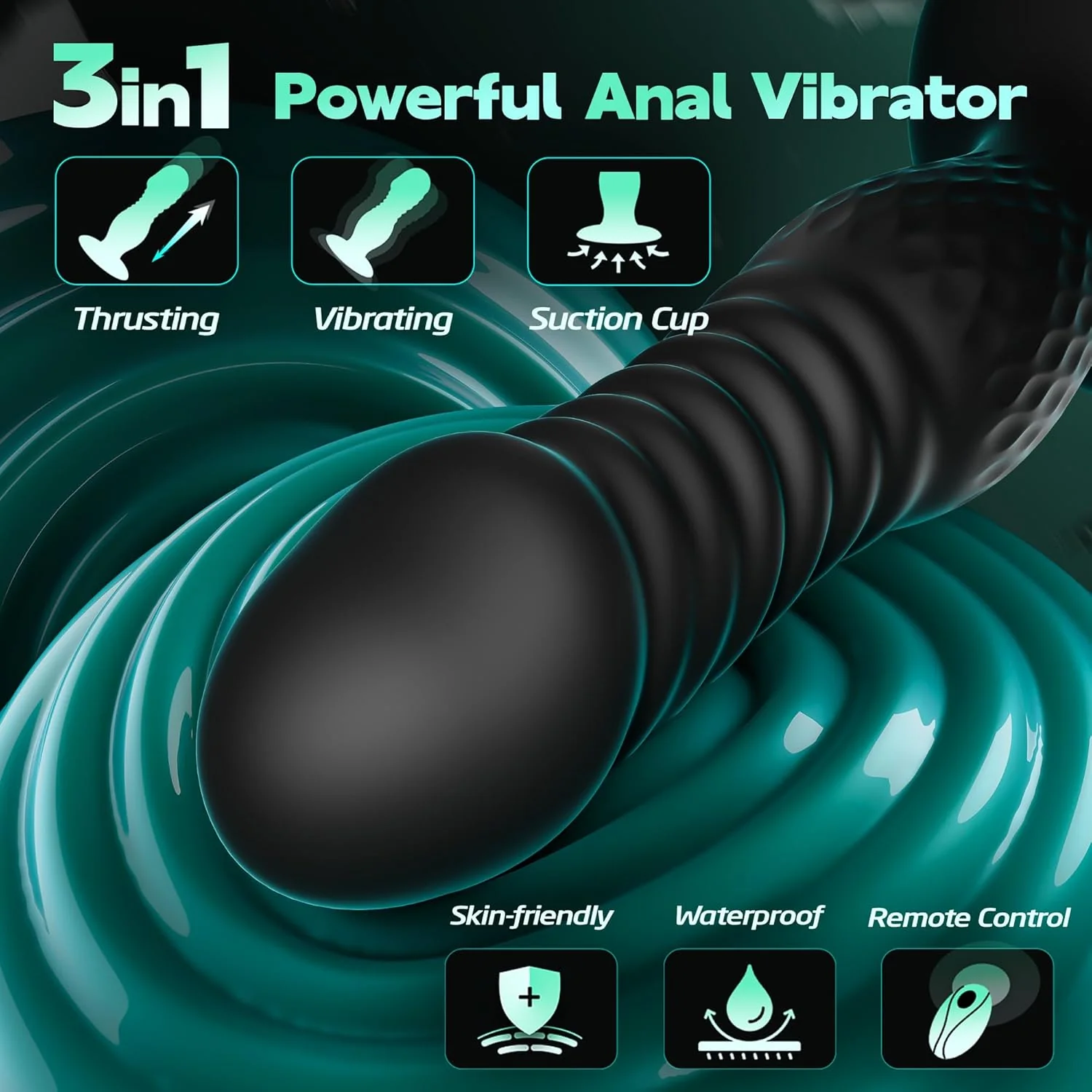 VibeMaster Prostate & G-Spot Vibrating Plug - Image 3