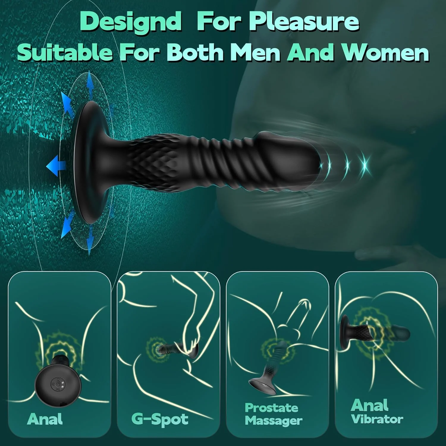 VibeMaster Prostate & G-Spot Vibrating Plug - Image 5
