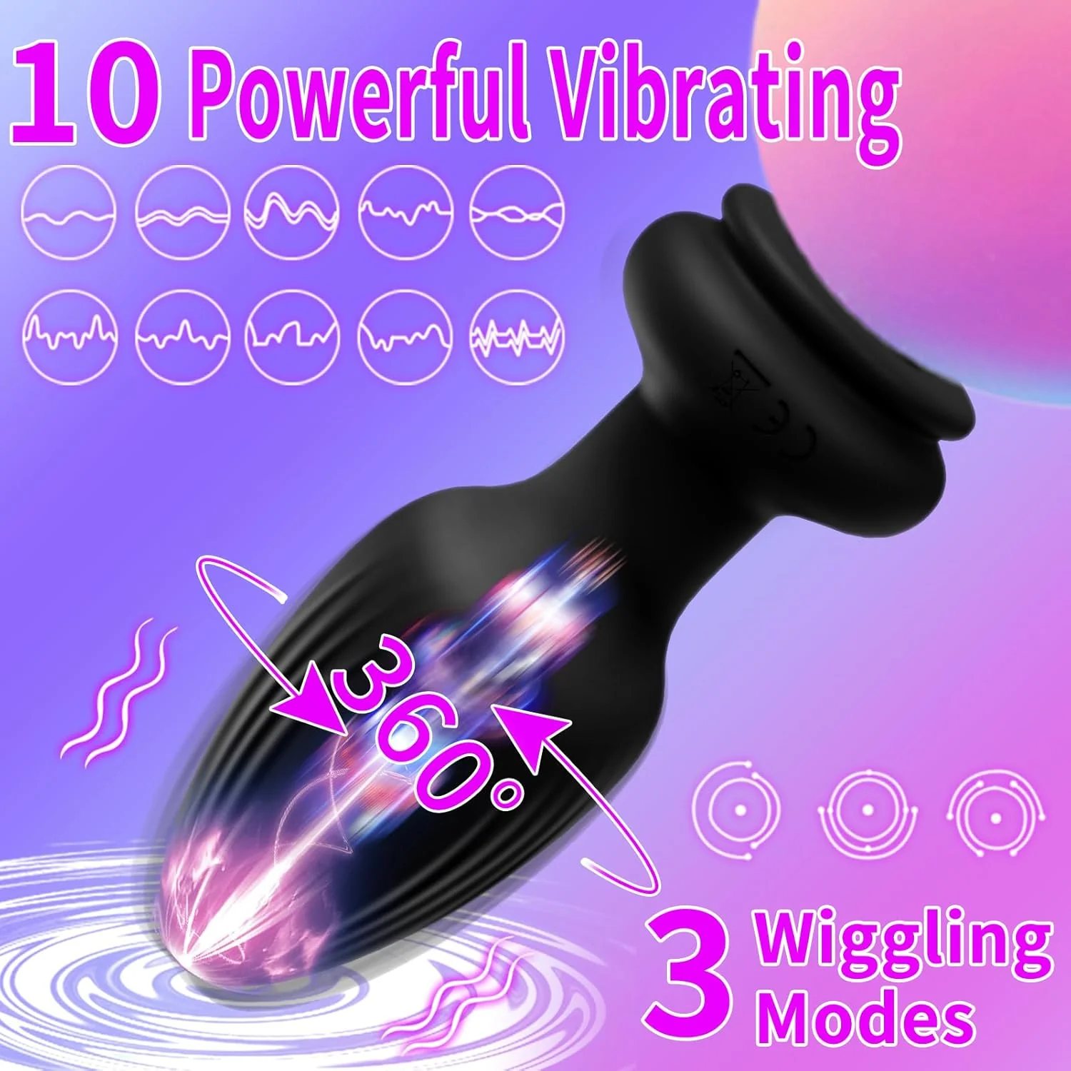 VibeTail Remote Vibrating Fox Tail Butt Plug - Image 2