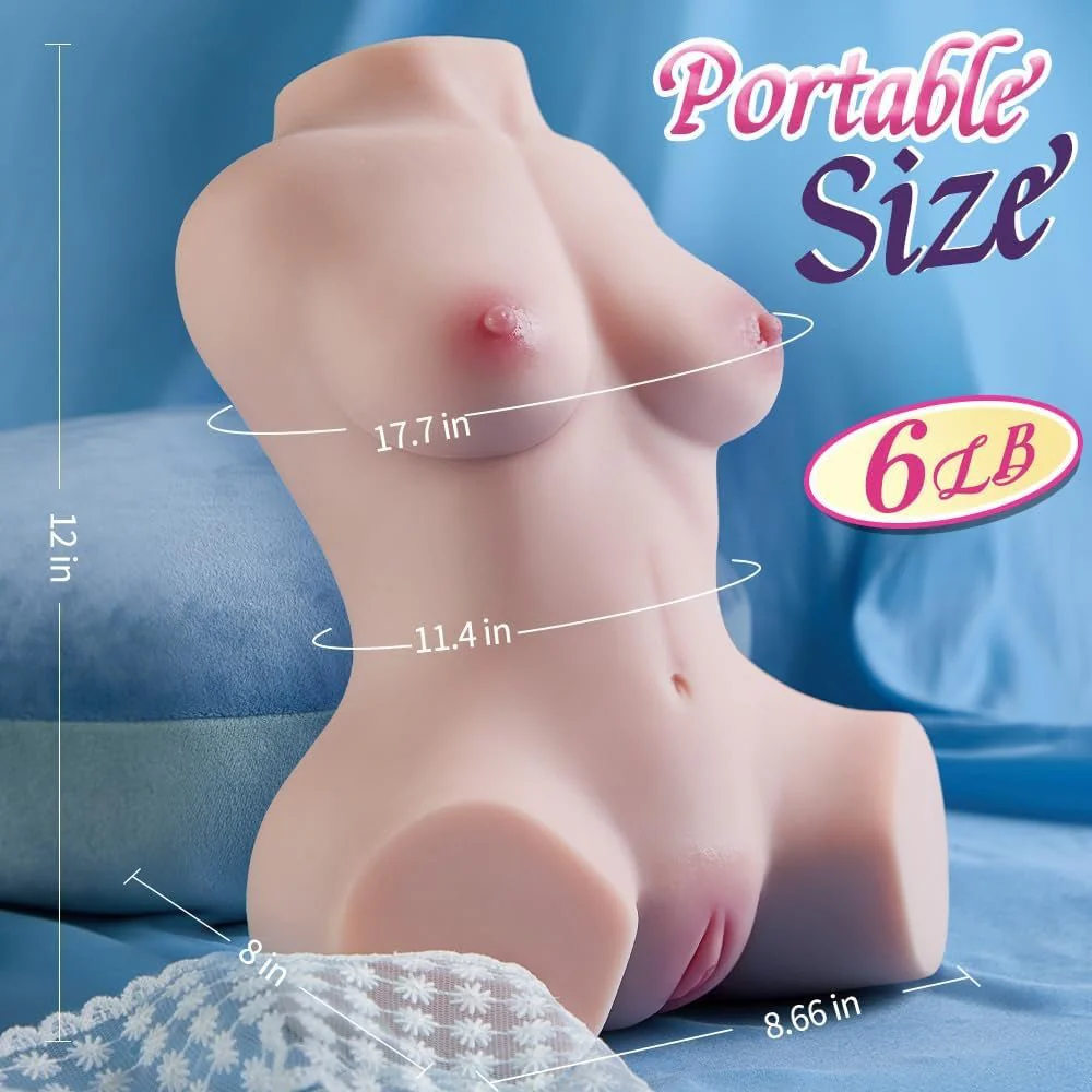 VibeCore 3-in-1 Vibrating Torso Sex Doll - Image 6