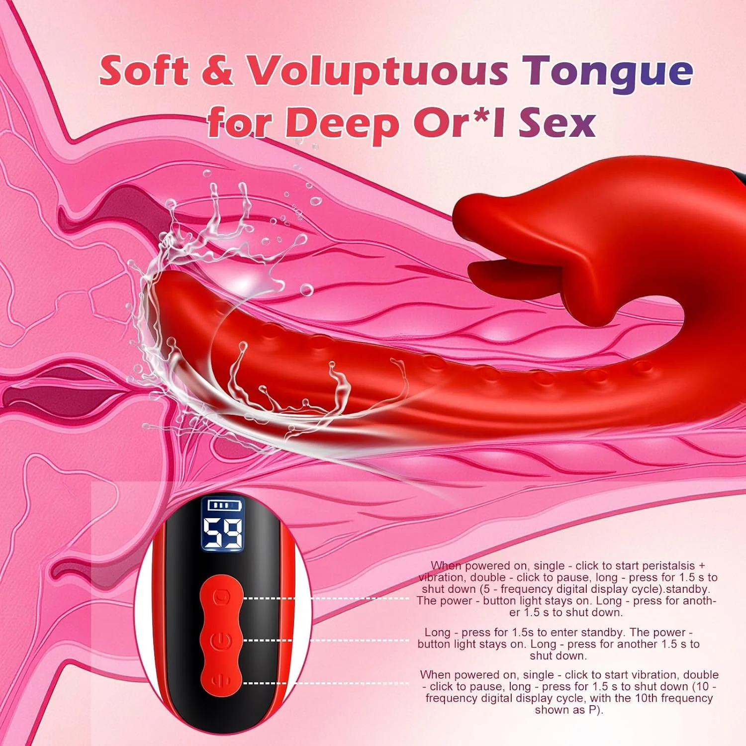 PetalNova Tongue & G-Spot Vibrator - Image 3