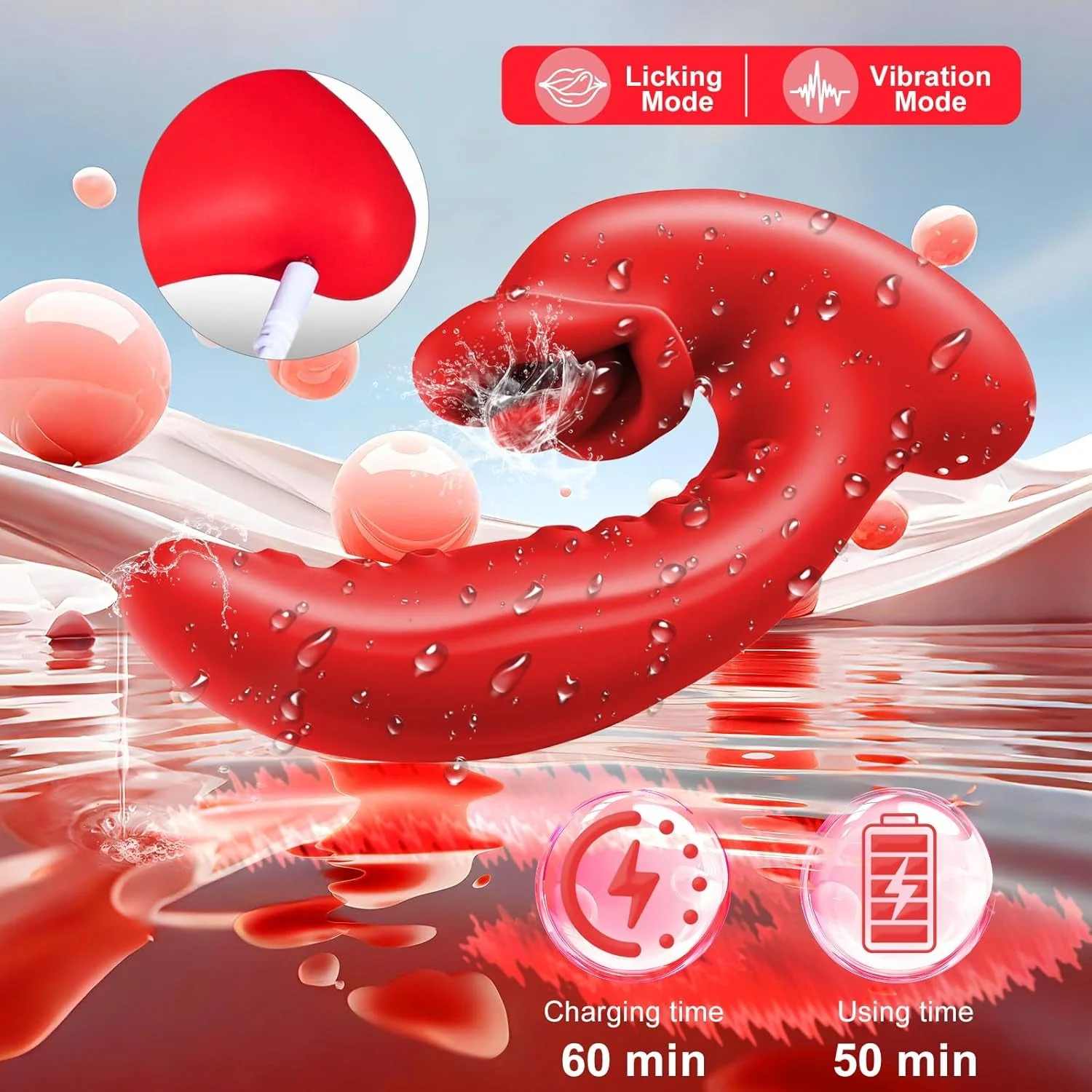 PetalNova Tongue & G-Spot Vibrator - Image 5