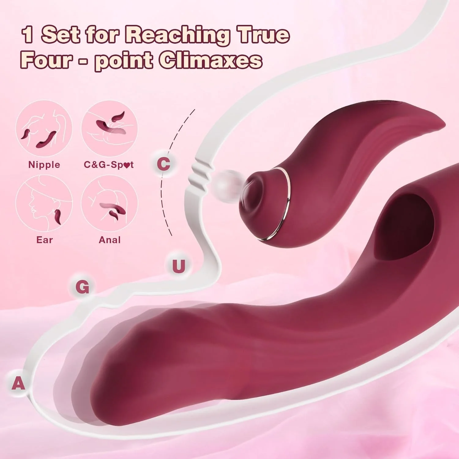 CrimsonSync 6X Dual Thrust Rabbit Vibrator - Image 2