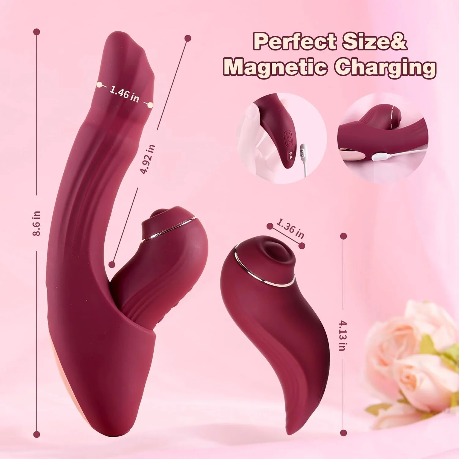 CrimsonSync 6X Dual Thrust Rabbit Vibrator - Image 7