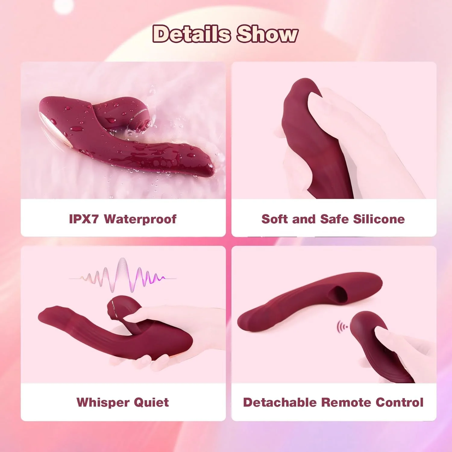 CrimsonSync 6X Dual Thrust Rabbit Vibrator - Image 8