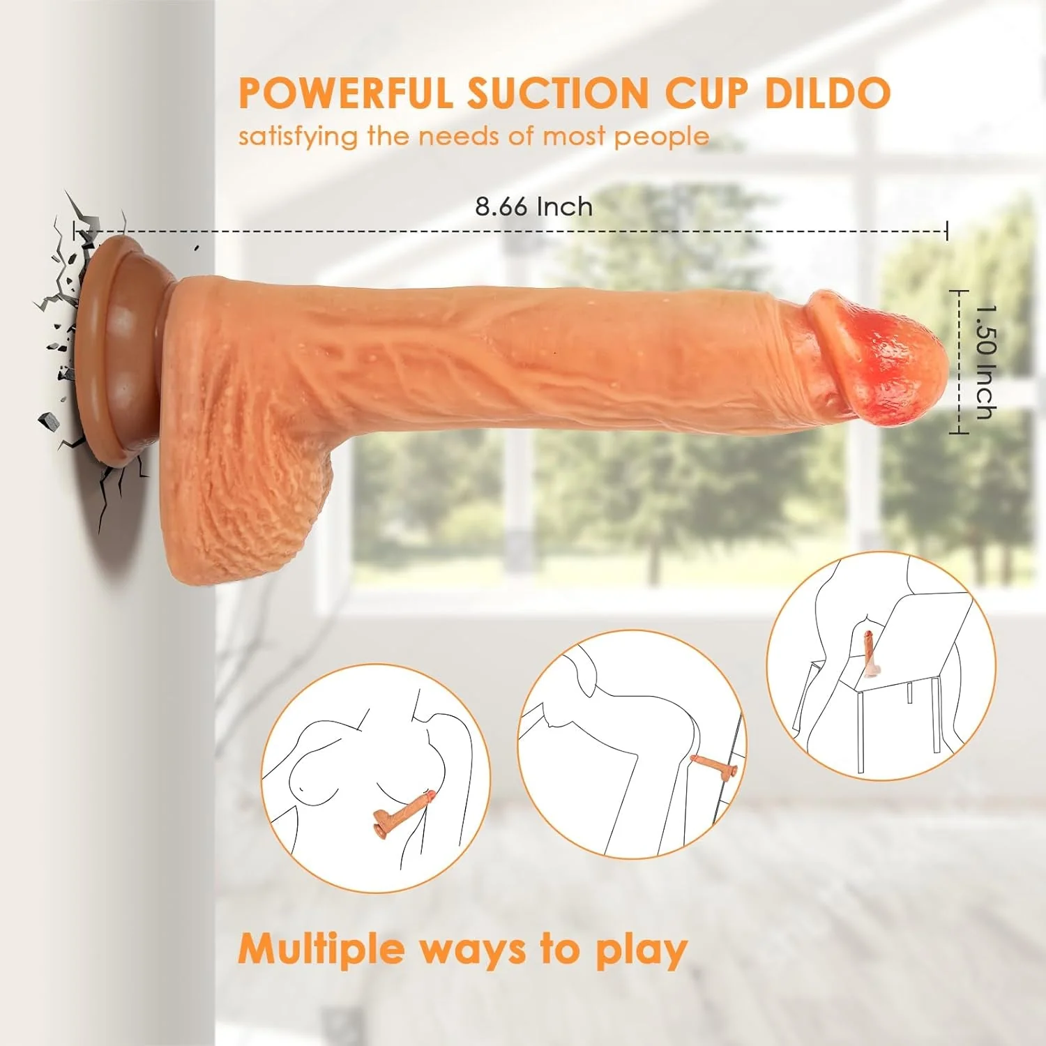 ThermaSpin Heating Rotating Suction Cup Vibrator - Image 3