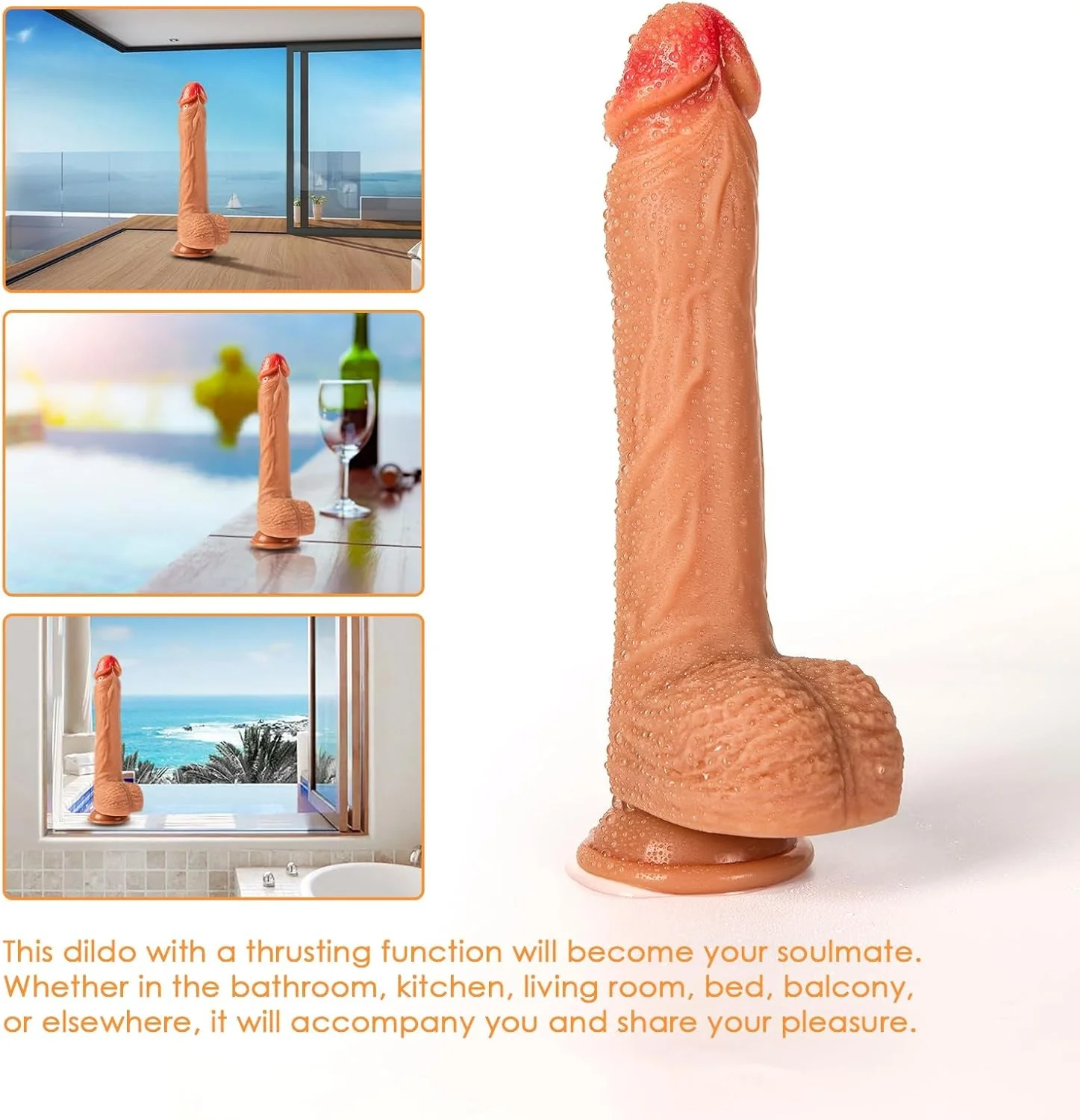 ThermaSpin Heating Rotating Suction Cup Vibrator - Image 5