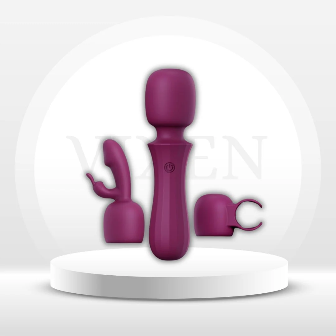 VersaPulse 3-in-1 Vibrator Sex Wand Kit