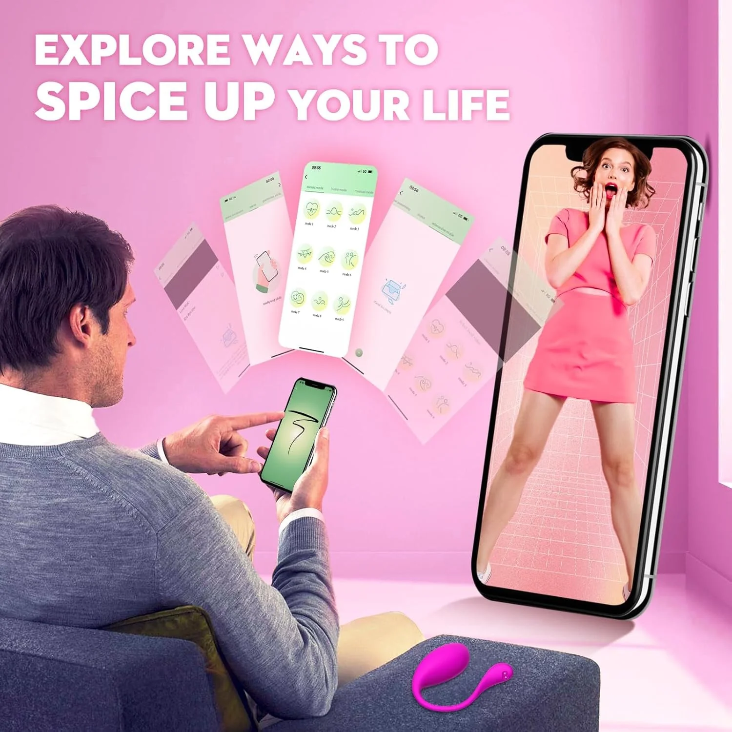 VioletLink App Control Panty Vibrator Egg - Image 3