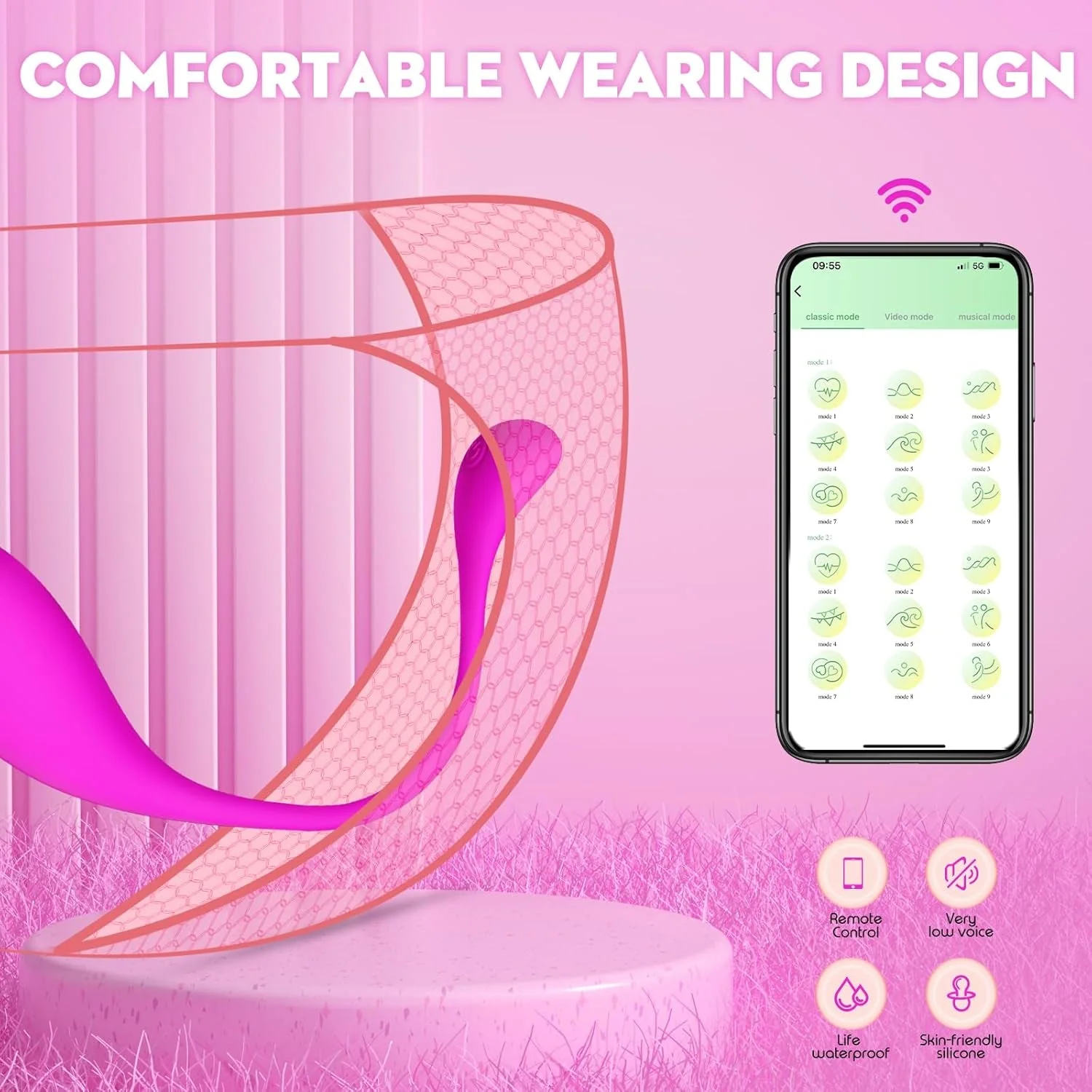 VioletLink App Control Panty Vibrator Egg - Image 4