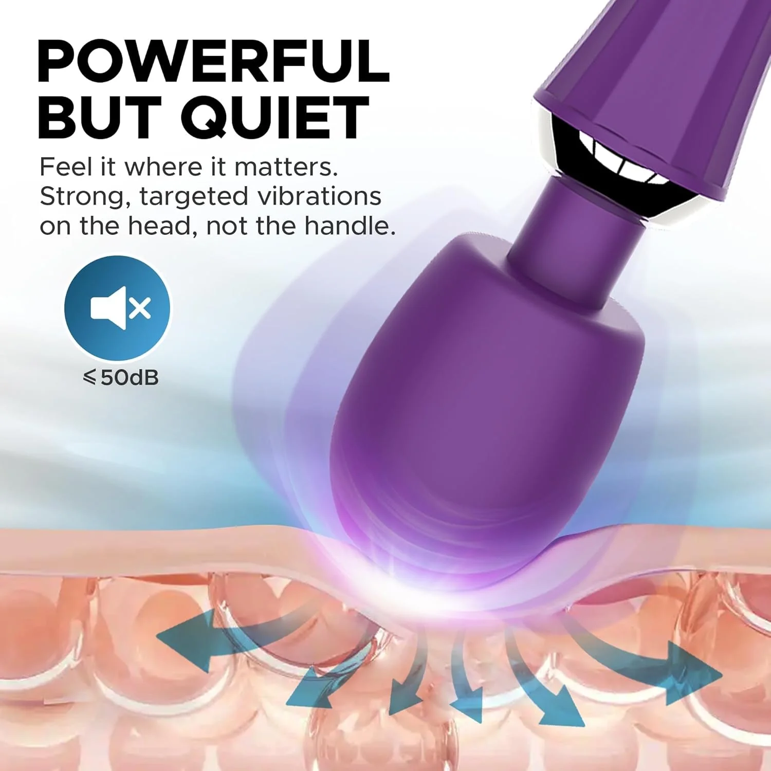 VioletReach Cordless Stimulation Wand Vibrator - Image 8