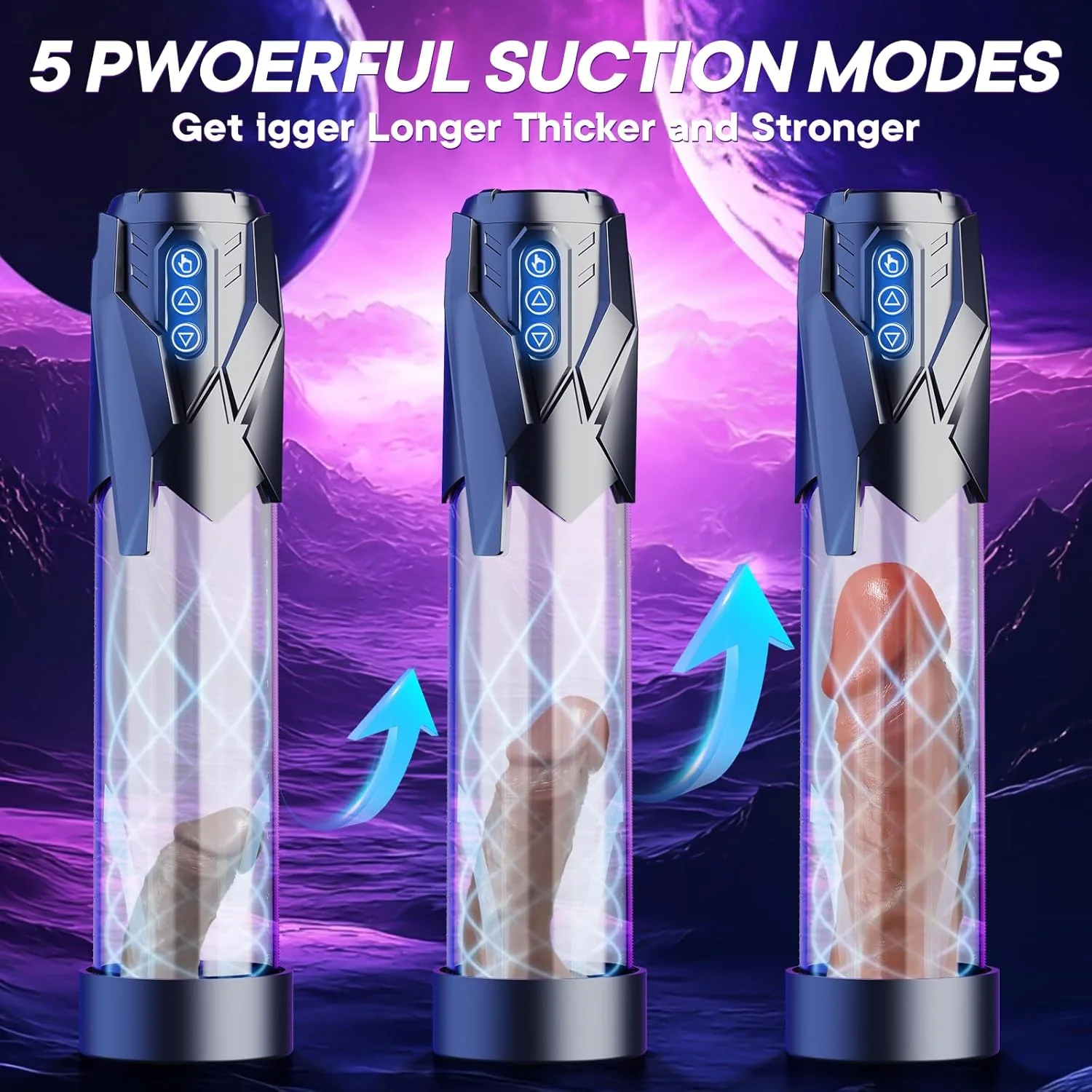 VixenThrust 5-Mode Electric Penis Pump - Image 5