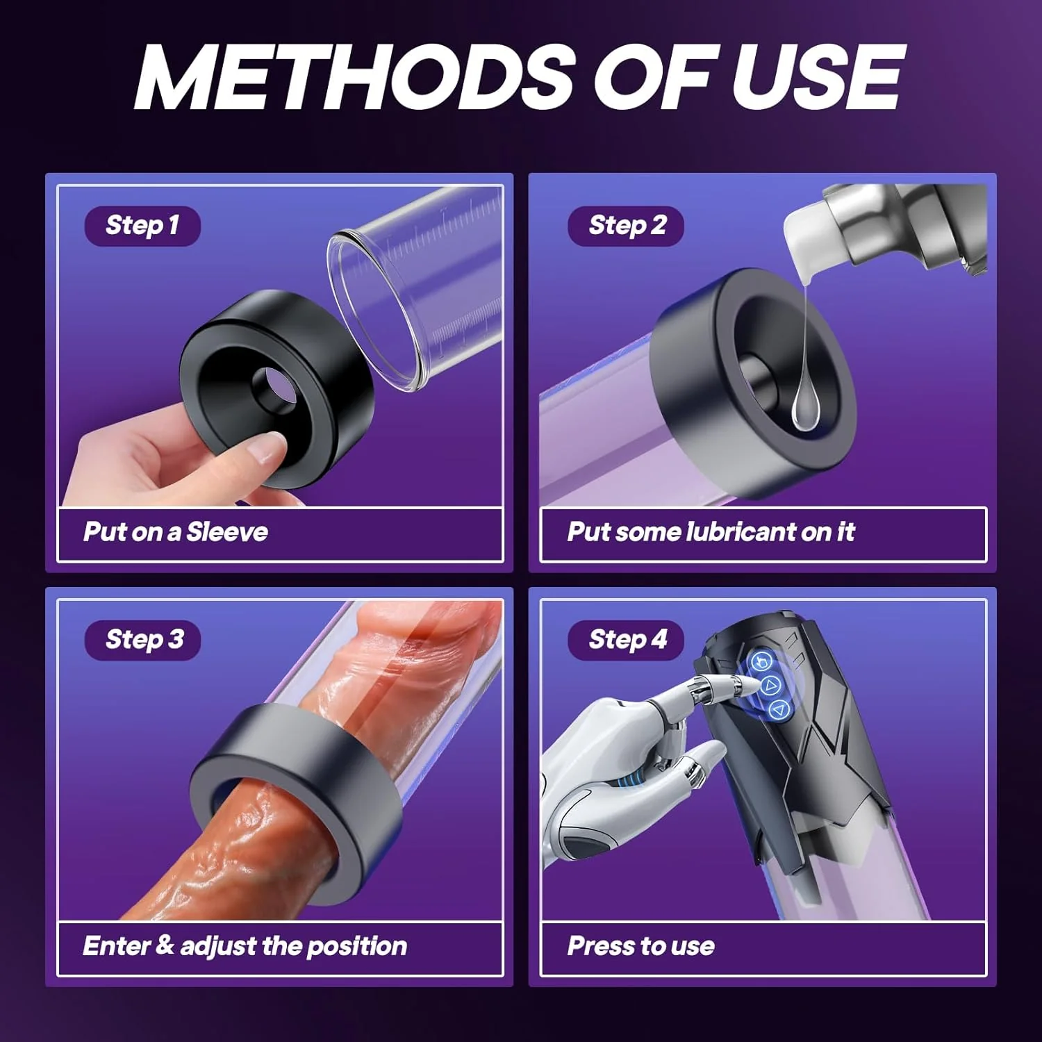 VixenThrust 5-Mode Electric Penis Pump - Image 6