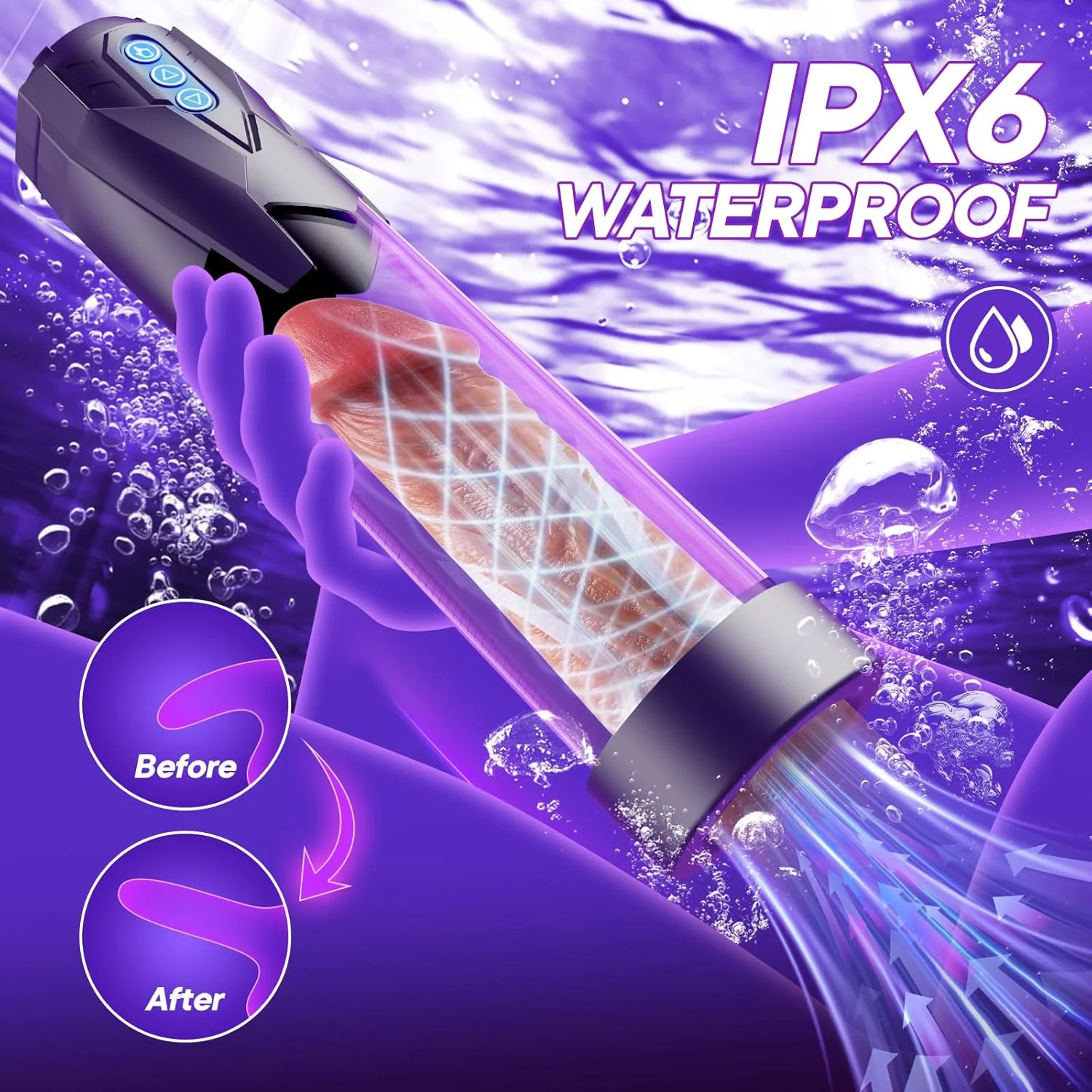 VixenThrust 5-Mode Electric Penis Pump - Image 7