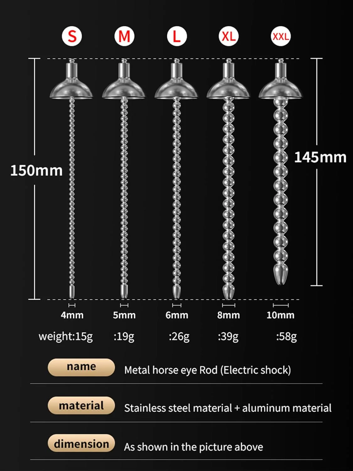 VoltRod Electric Urethral & Penis Ring Toy Set - Image 4