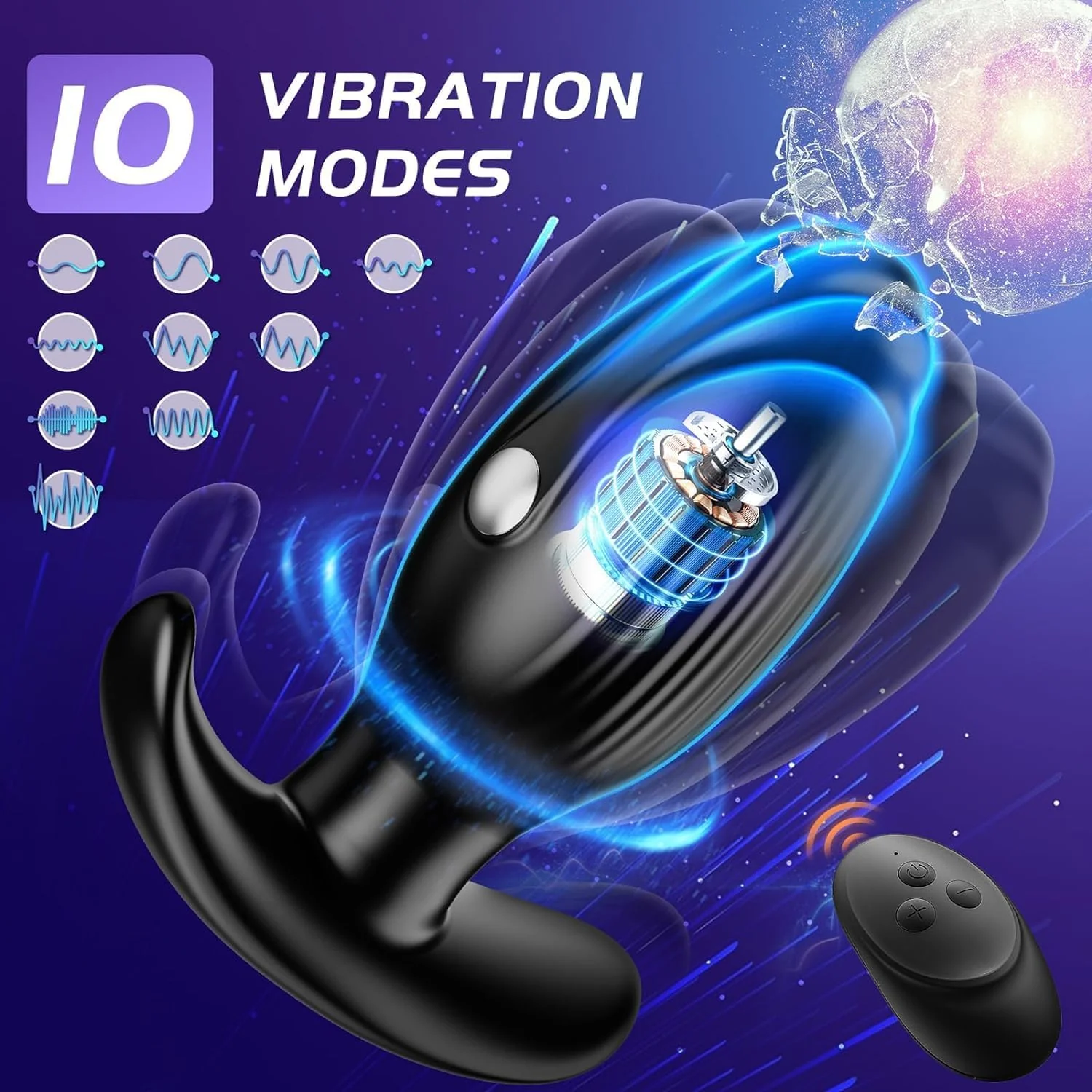 VoltSpire Triple-Stim Electro-Shock Anal Plug - Image 3