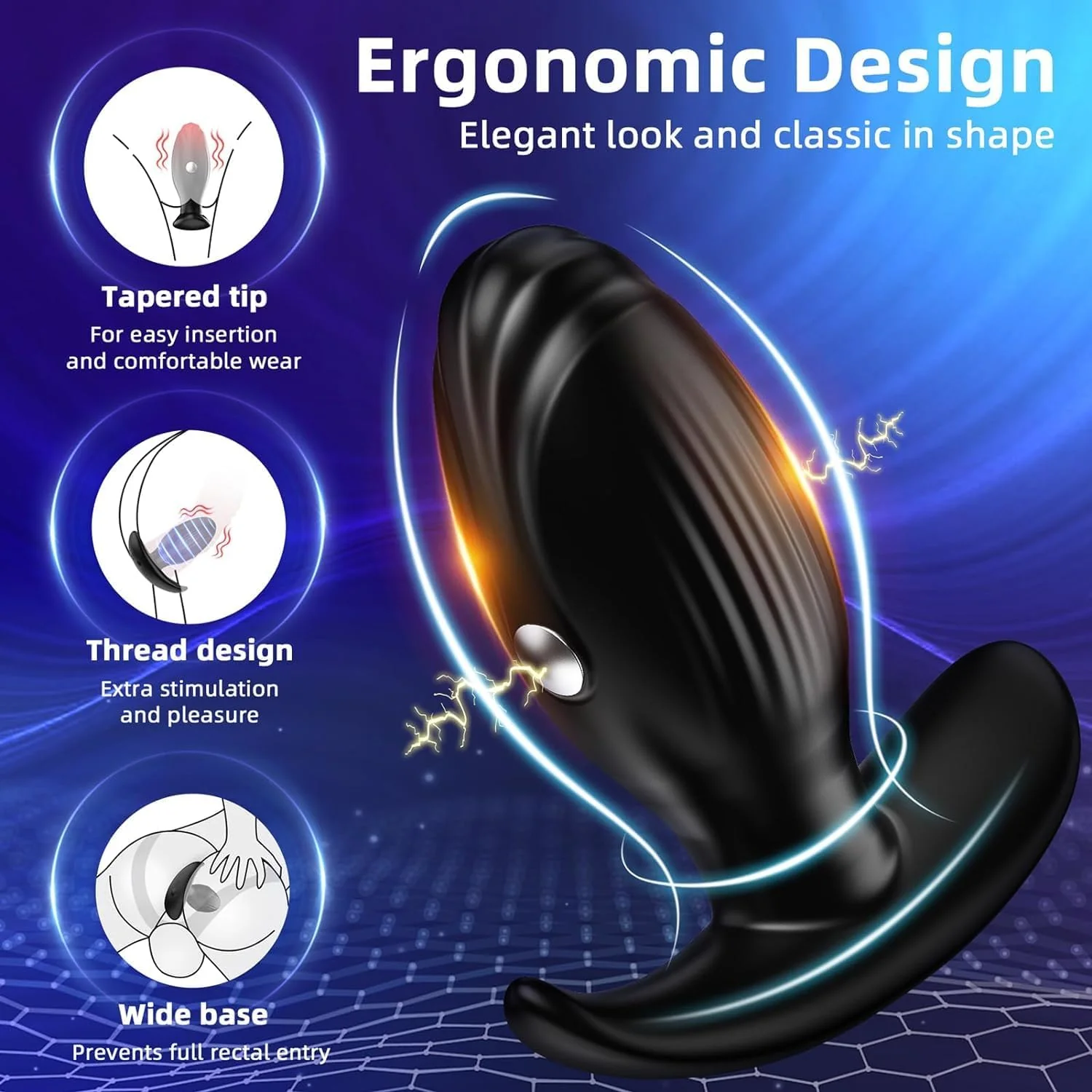 VoltSpire Triple-Stim Electro-Shock Anal Plug - Image 5