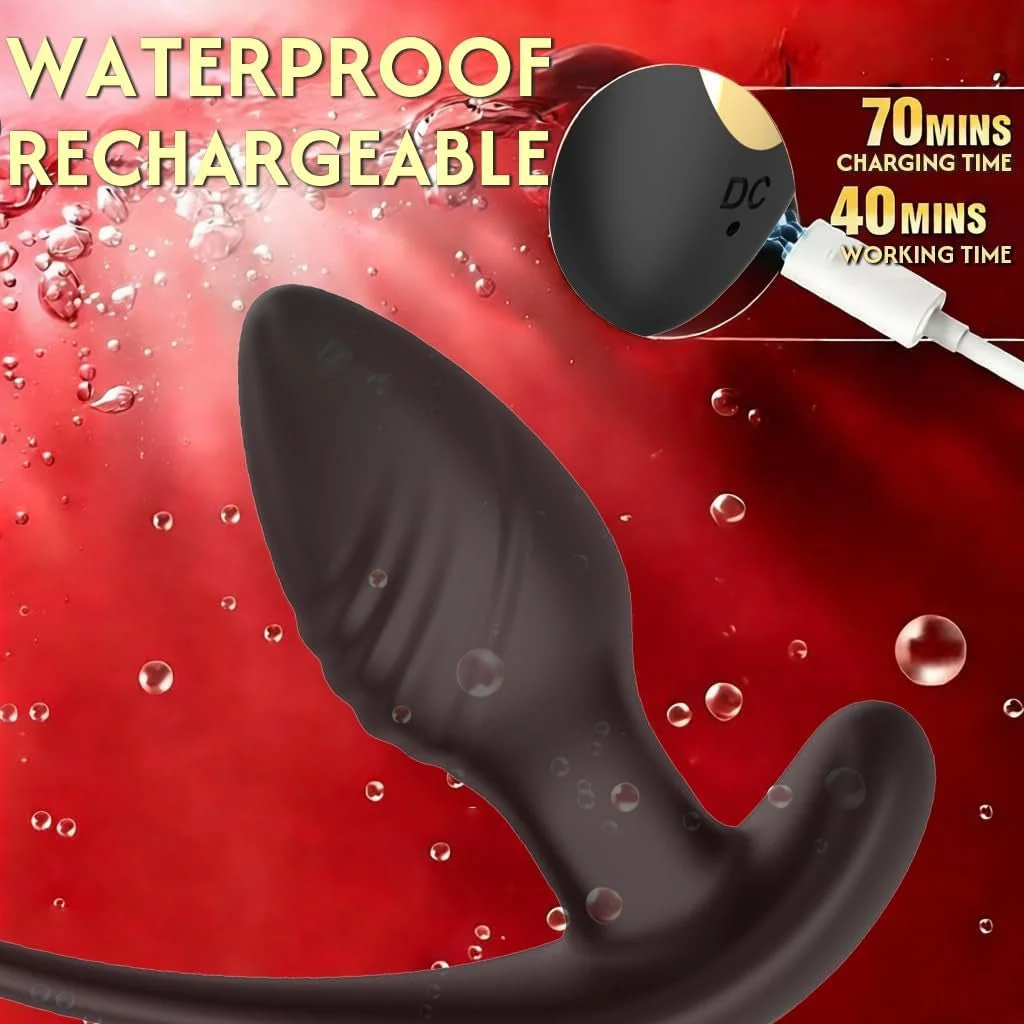 VortexKing Rotating Prostate Massager Cock Ring App + Remote | 9 Modes - Image 5