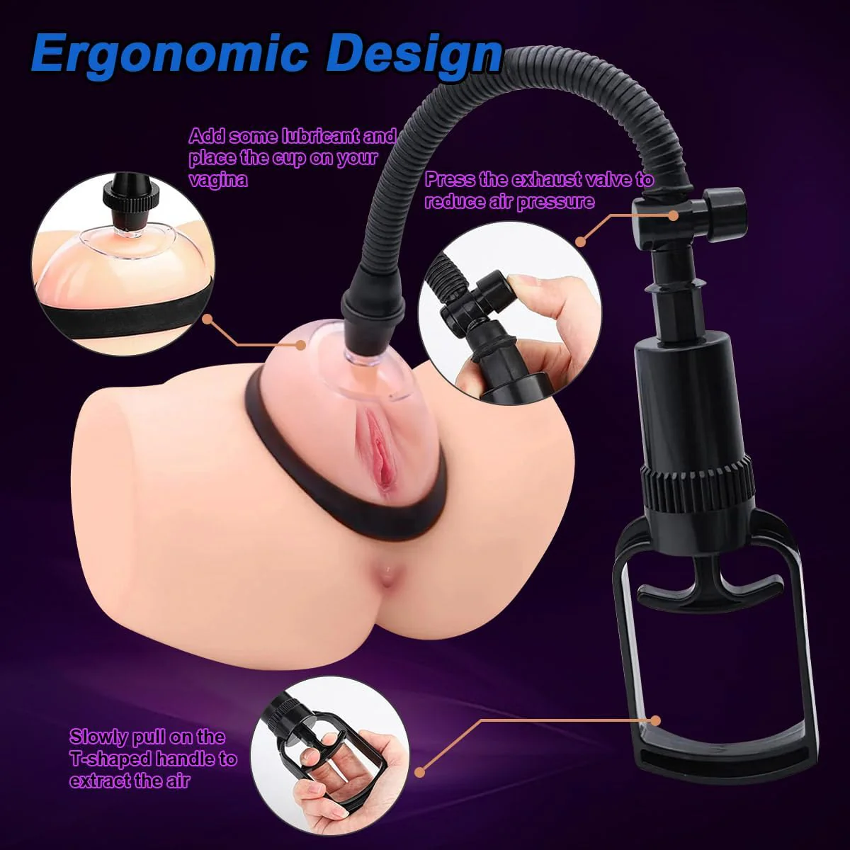 VulvaBloom Manual Pussy Pump - Image 5