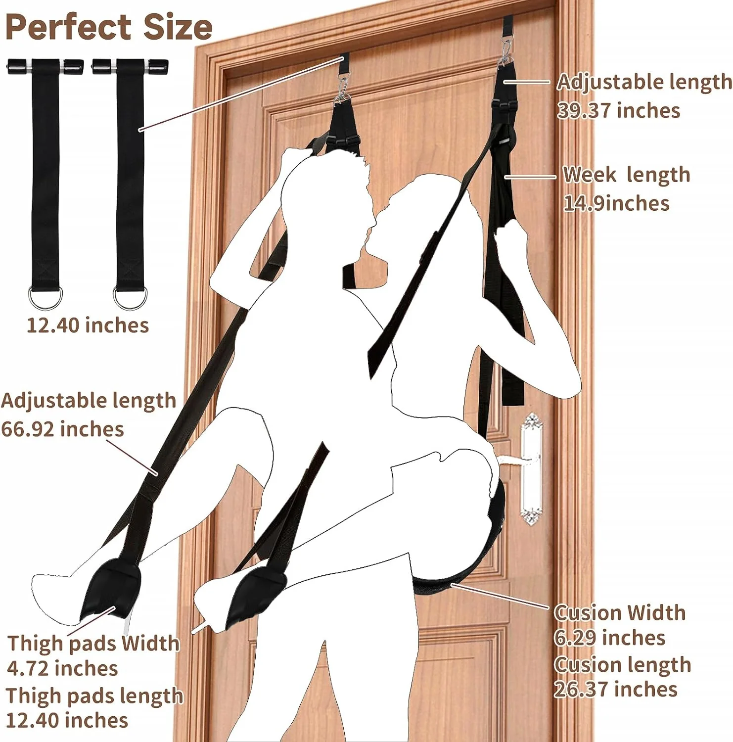 WallTamer Soft Door Sex Swing - Image 6