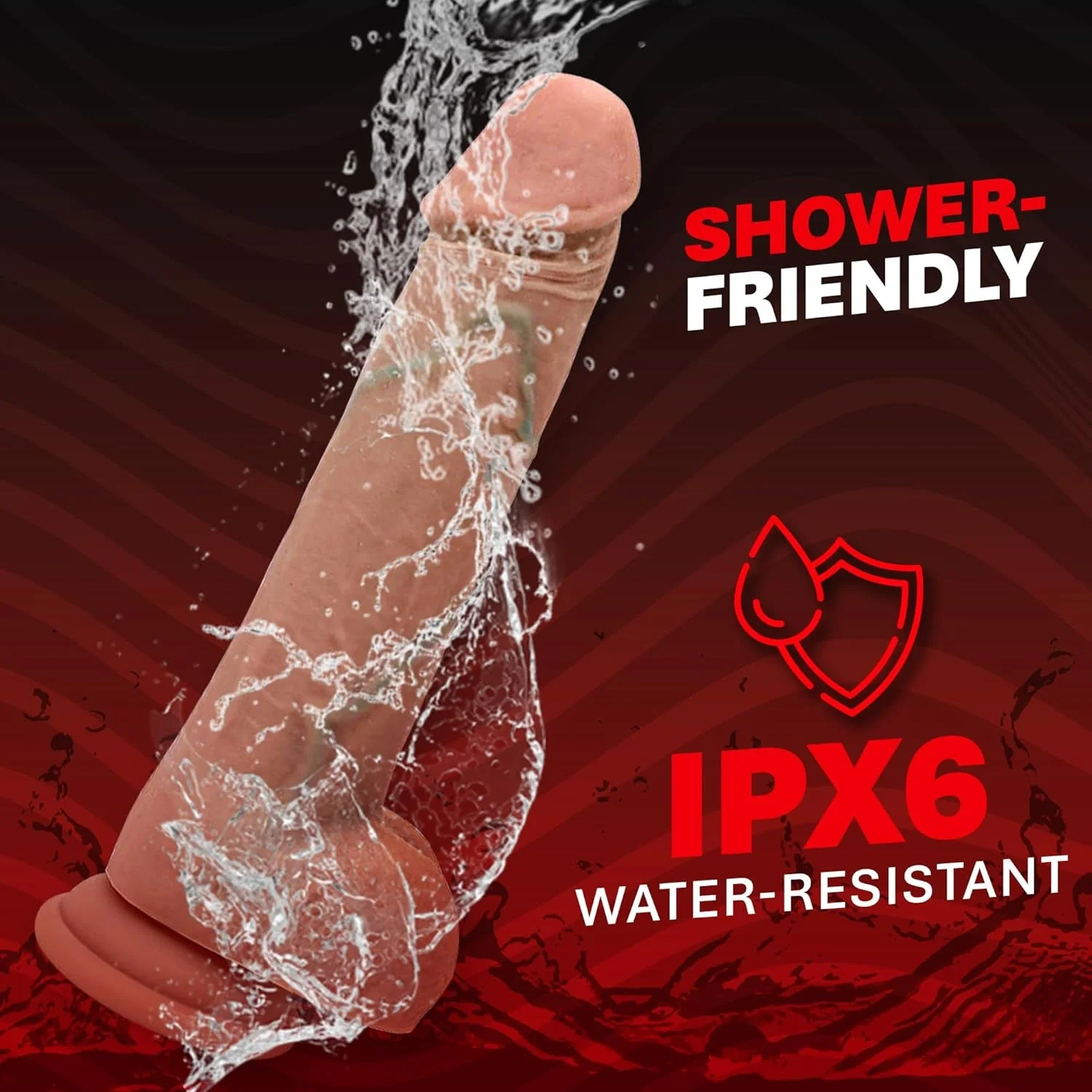 WarmRush Heated Thrusting G-Spot Dildo - Image 6